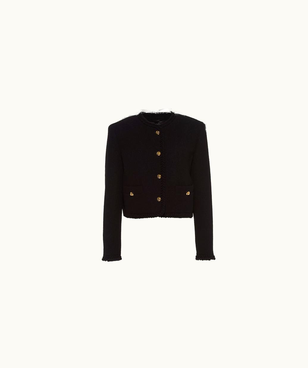 Miu Miu Miu Miu Bouclé Single-Breasted Jacket