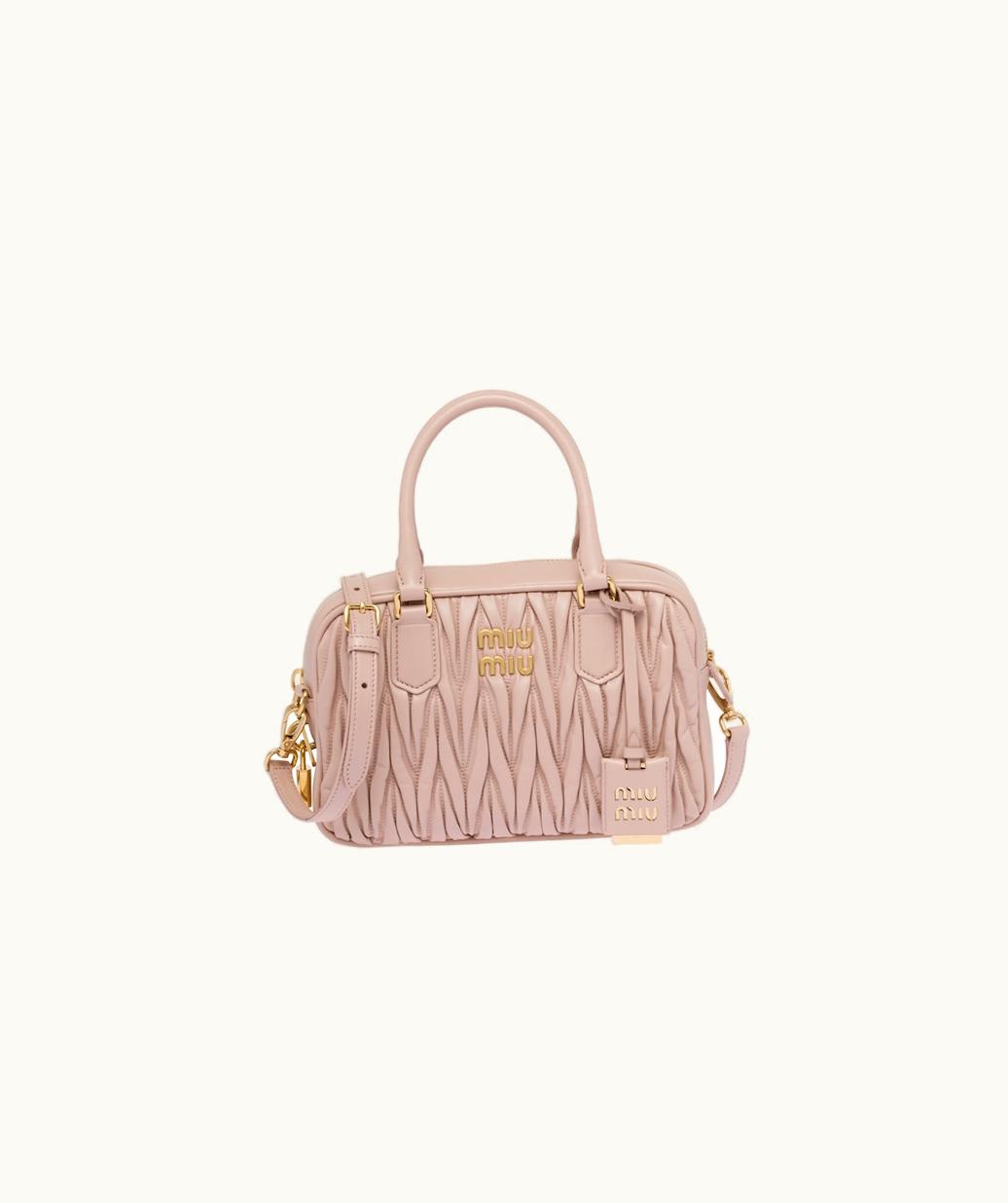 Miu Miu Miu Miu Matelassé Nappa Leather Top-Handle Bag UZ0153641