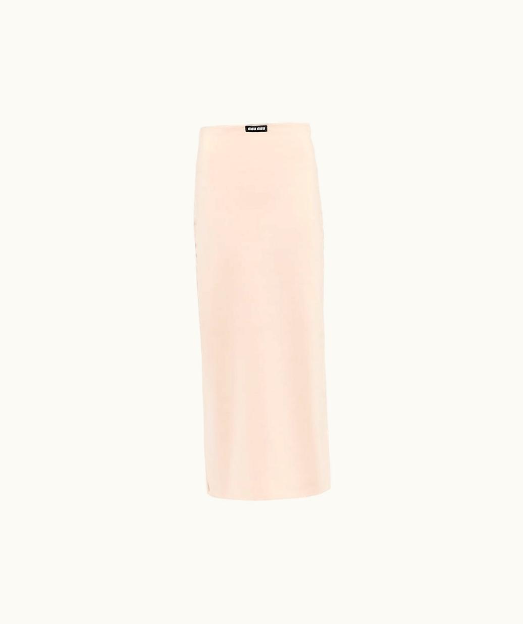 Miu Miu Miu Miu Stretch Jersey Skirt