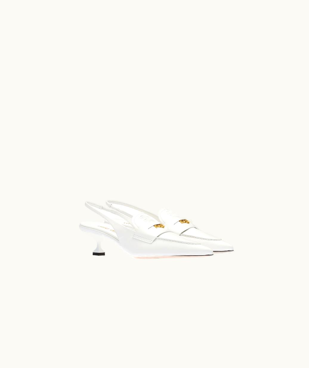 Miu Miu Miu Miu Leather Penny Loafers UZ0153668