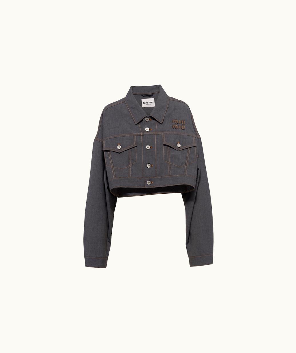 Miu Miu Miu Miu Wool Blouson Jacket UZ0153679
