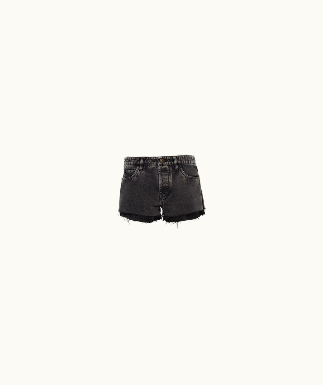 Miu Miu Miu Miu Black Denim Shorts UZ0153682