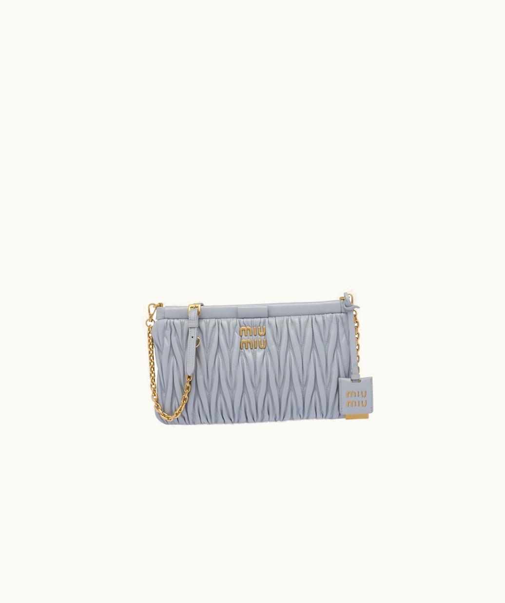 Miu Miu Miu Miu Matelassé Nappa Leather Bag UZ0153689