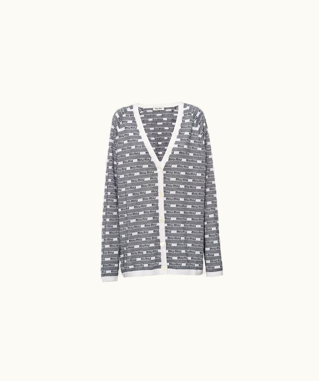 Miu Miu Miu Miu Cashmere And Silk Cardigan UZ0153729