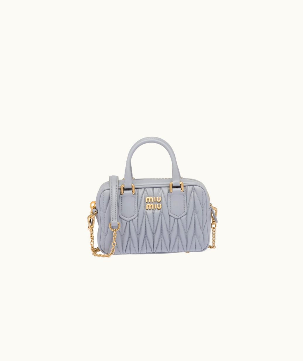 Miu Miu Miu Miu Matelassé Nappa Leather Top-Handle Mini-Bag UZ0153737