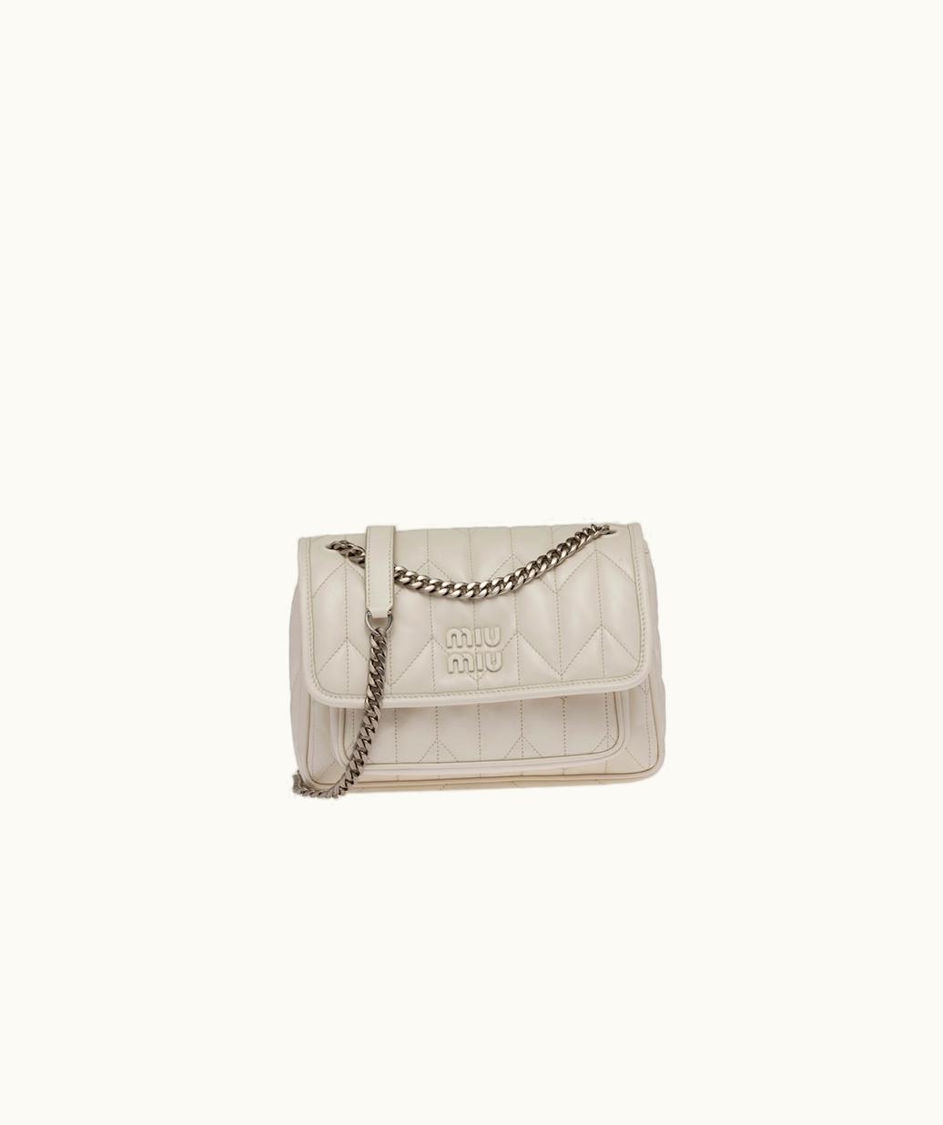 Miu Miu Miu Miu Shiny Leather Shoulder Bag UZ0153786