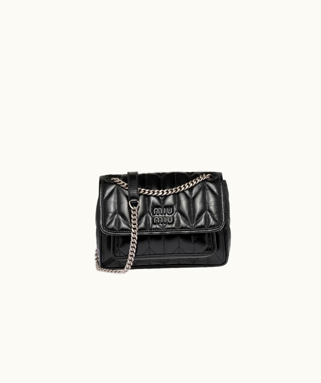 Miu Miu Miu Miu Shiny Leather Shoulder Bag UZ0153791