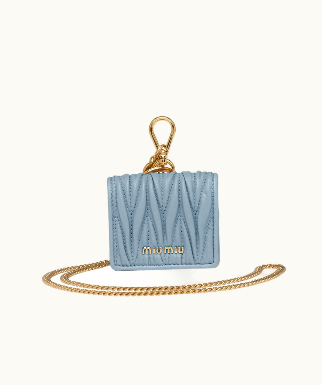 Miu Miu Miu Miu Matelassé Nappa Leather Airpods Pro Case UZ0153827