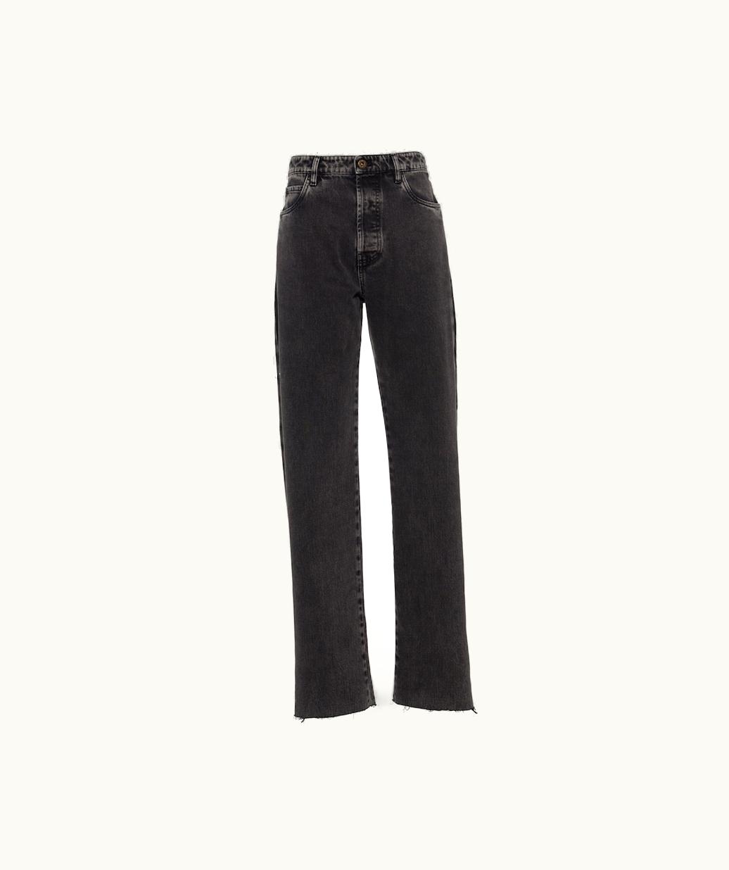 Miu Miu Miu Miu Five-Pocket Black Denim Jeans