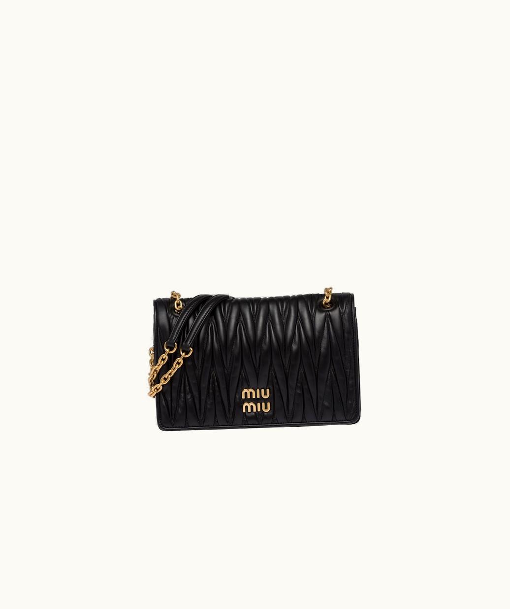 Miu Miu Miu Miu Matelassé Nappa Leather Bag UZ0153878