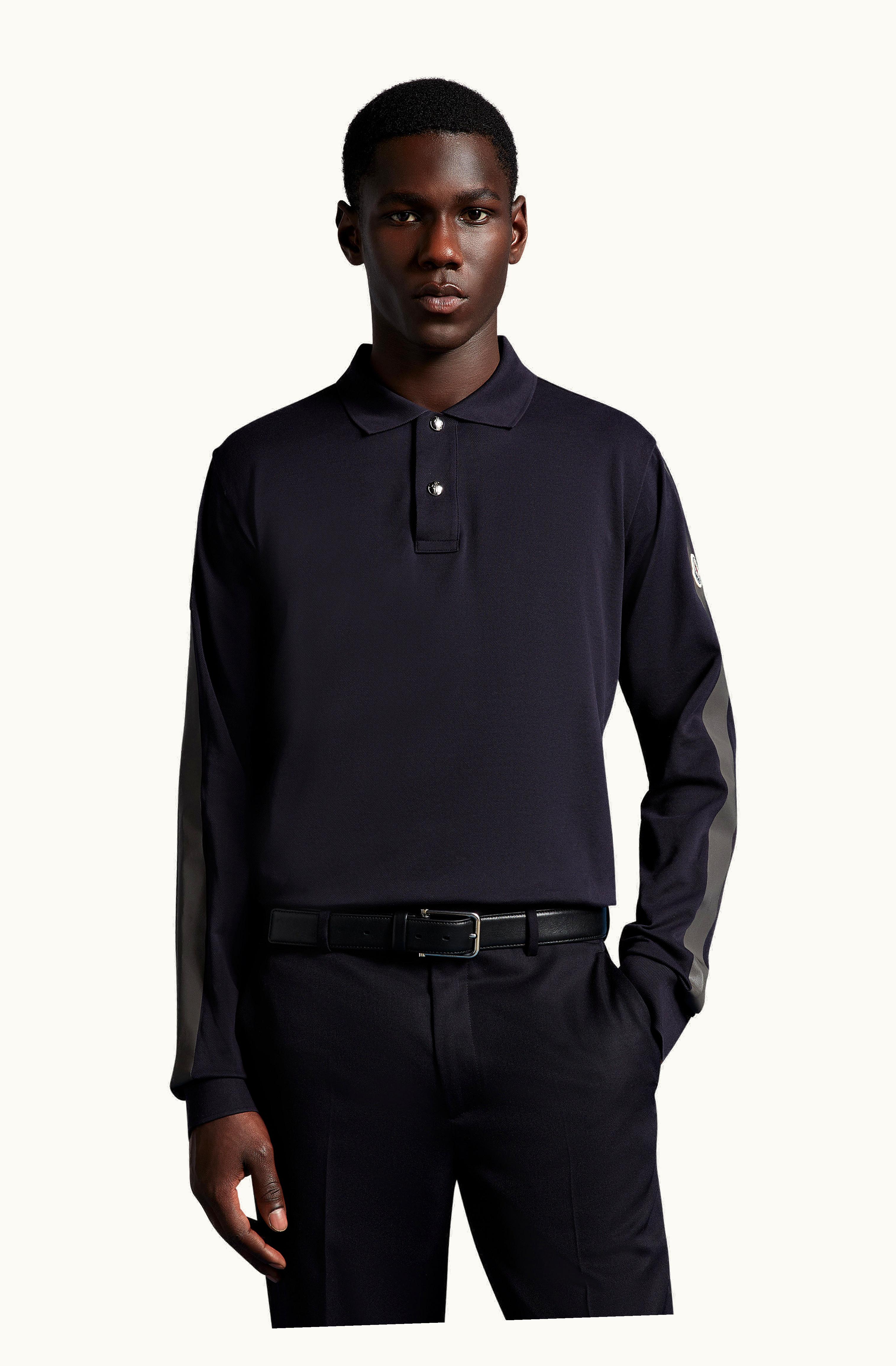 Moncler Moncler Inter X Moncler Long Sleeve Polo Shirt