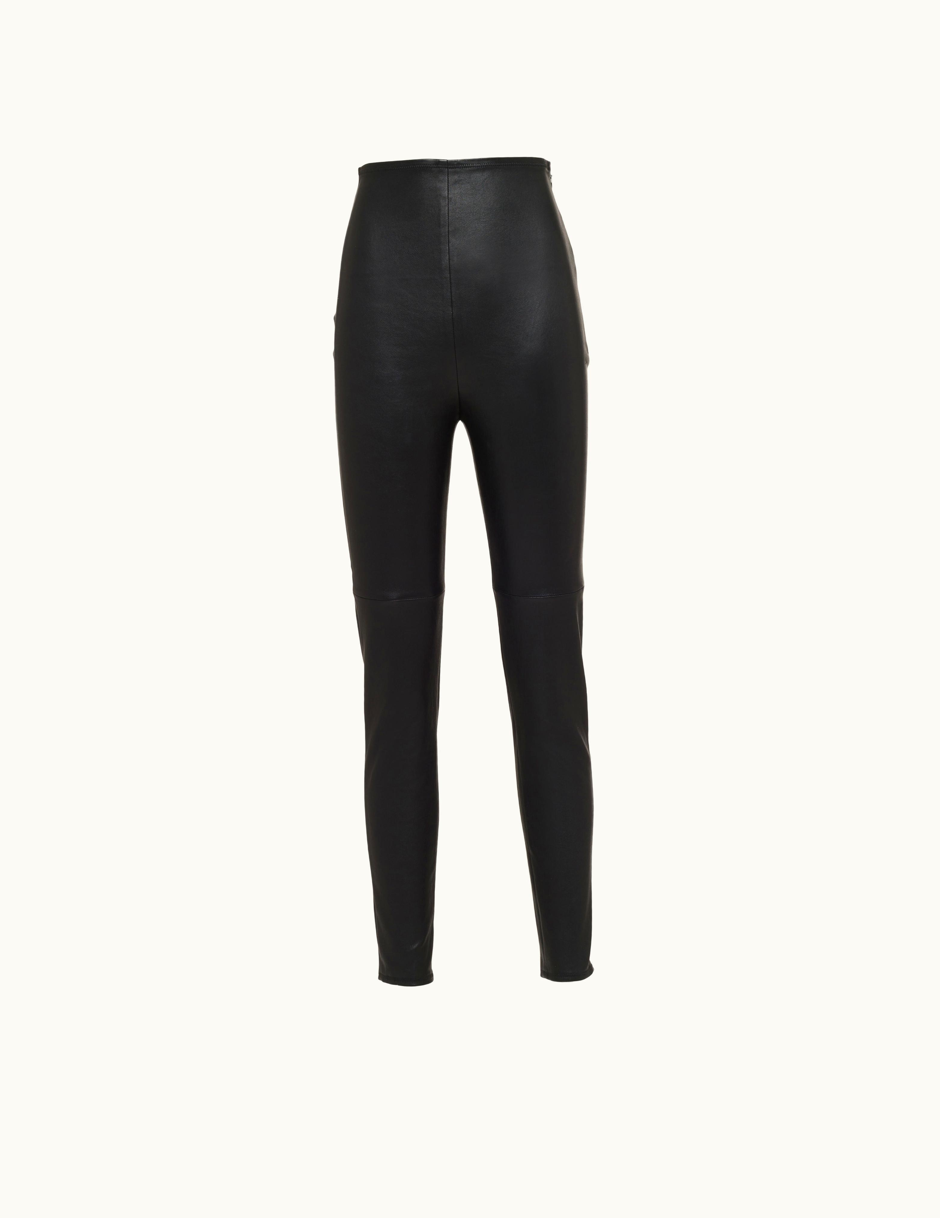 Prada Prada Stretch Nappa Leather Pants