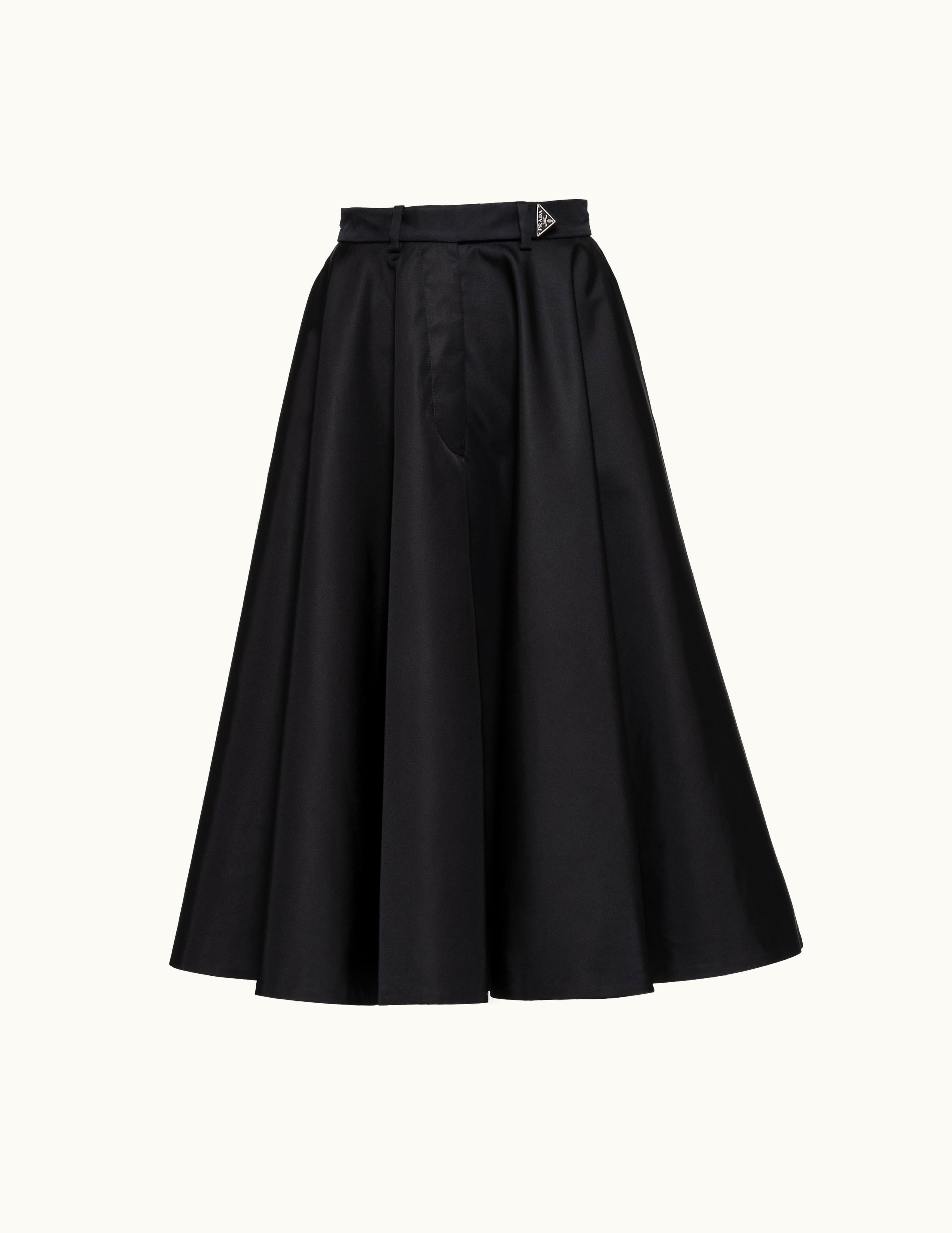 Prada Prada Re-Nylon Pleated Skirt