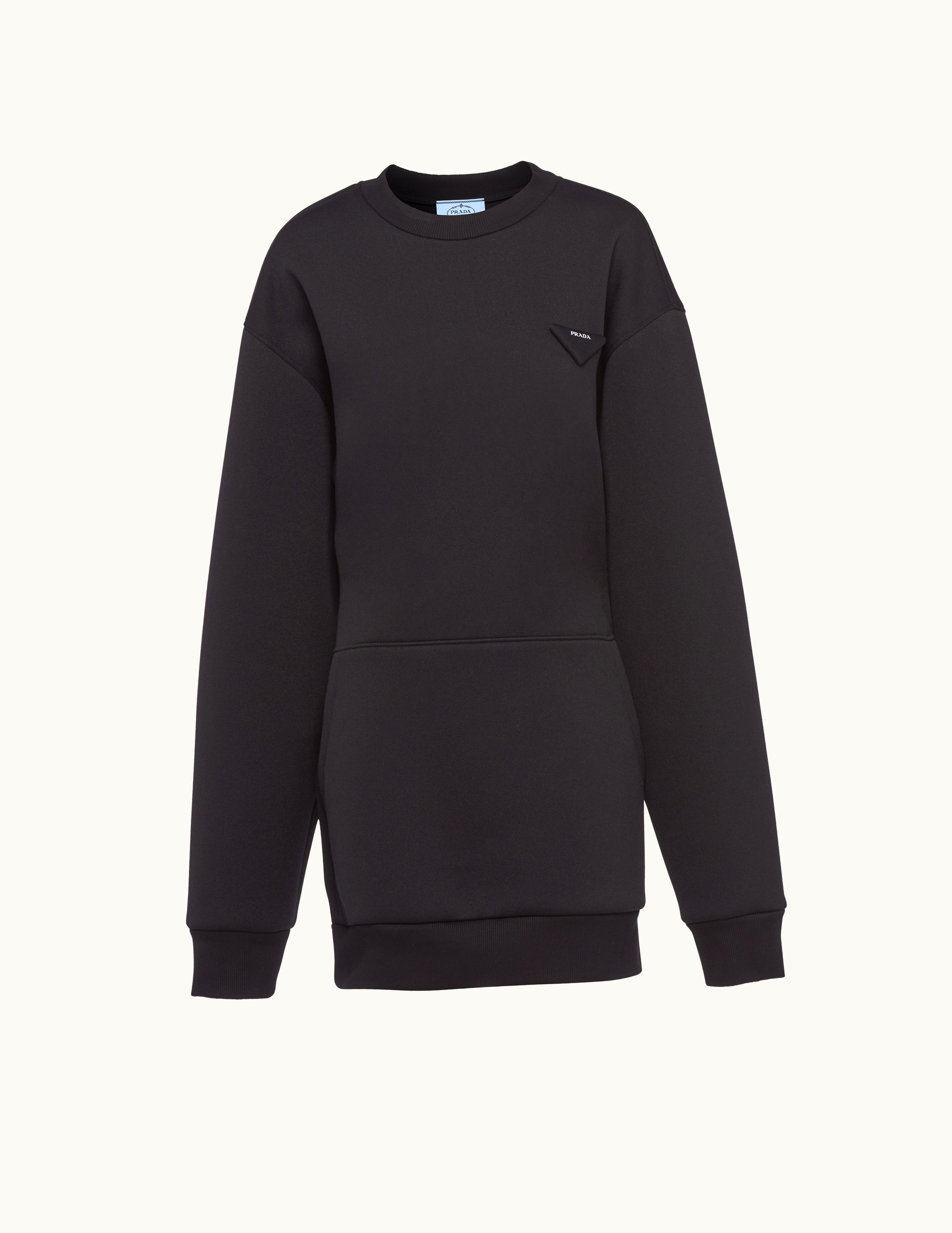 Prada Prada Cotton Fleece Mini-Dress