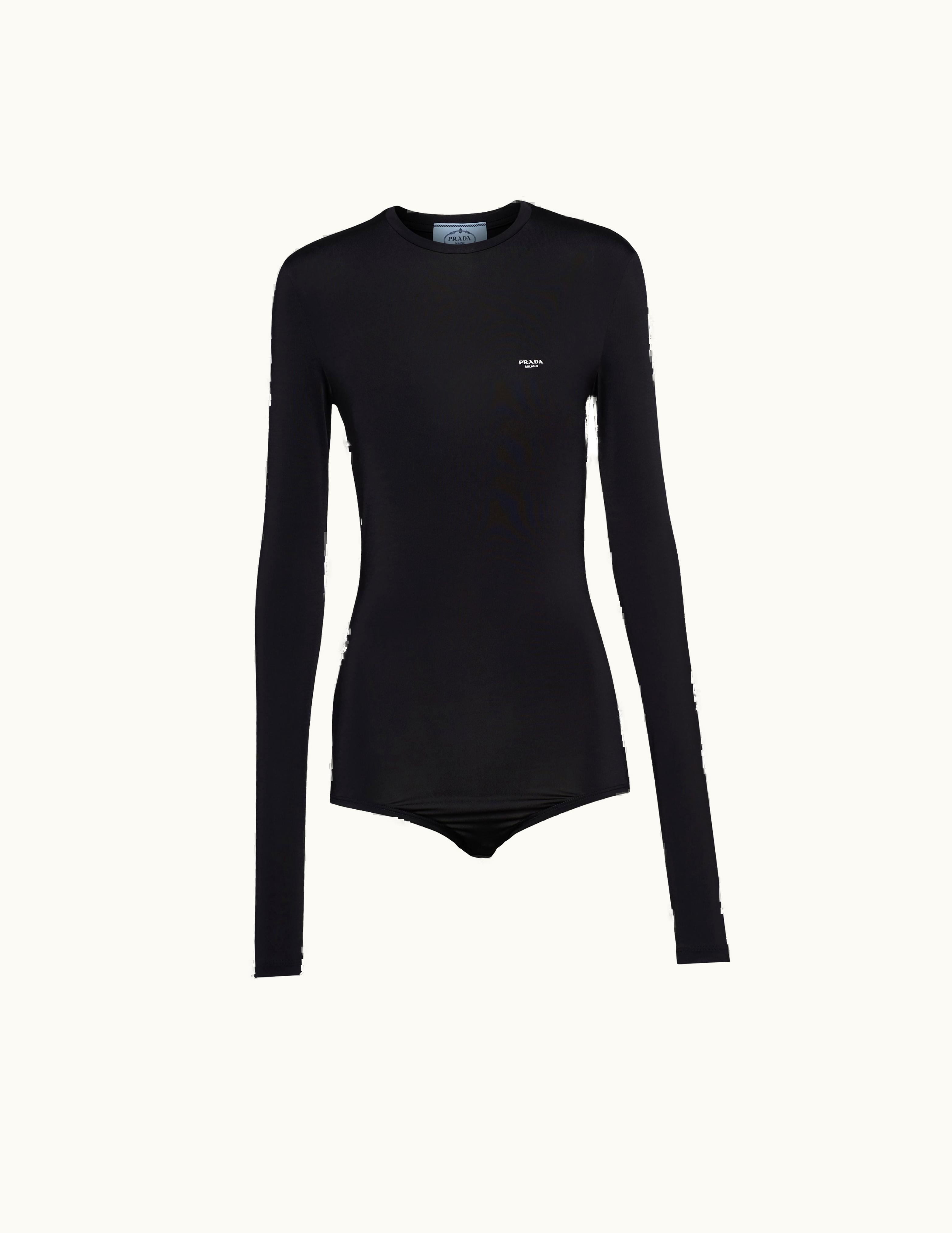 Prada Prada Satin Jersey Bodysuit
