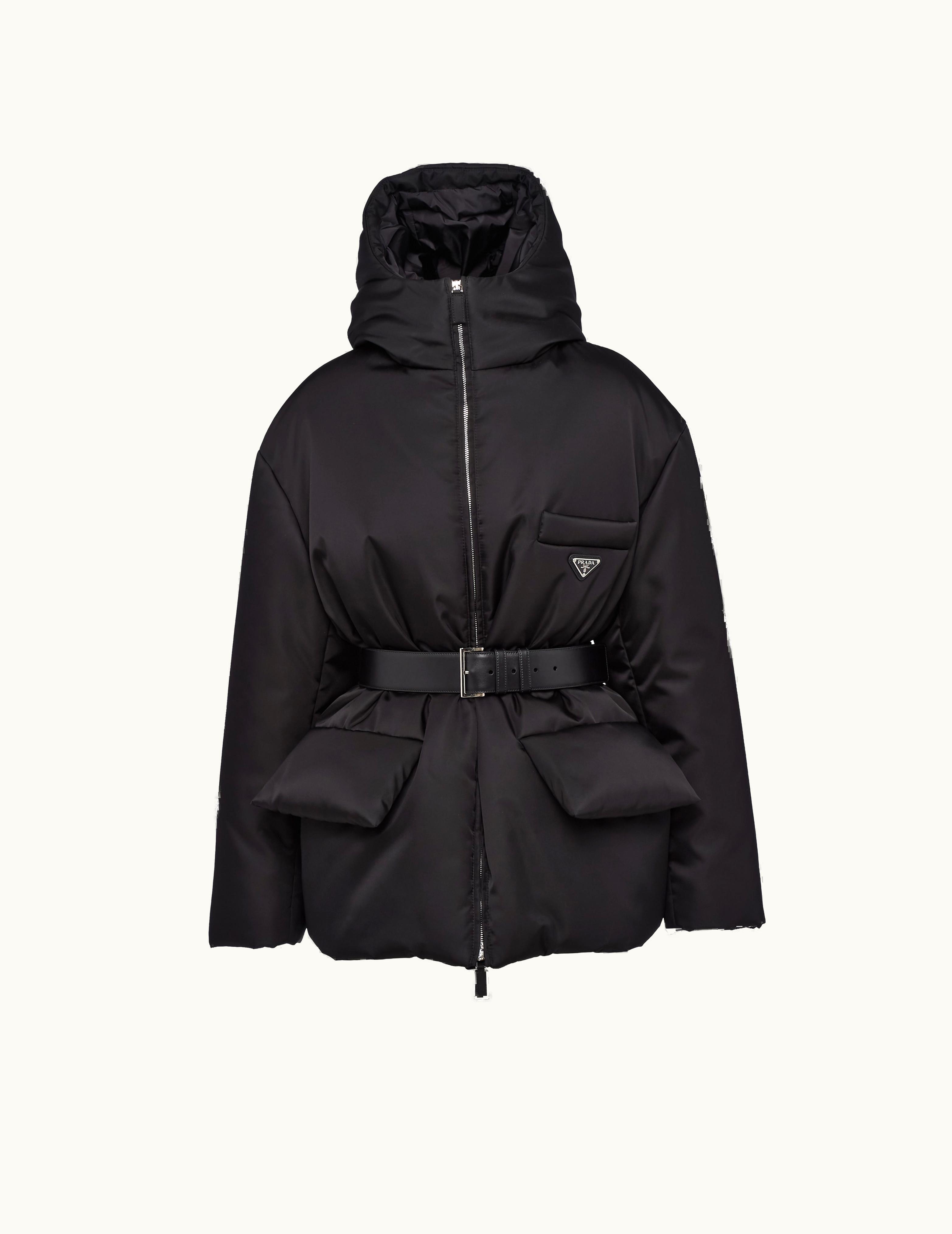 Prada Prada Re-Nylon Hooded Down Jacket UZ0155304