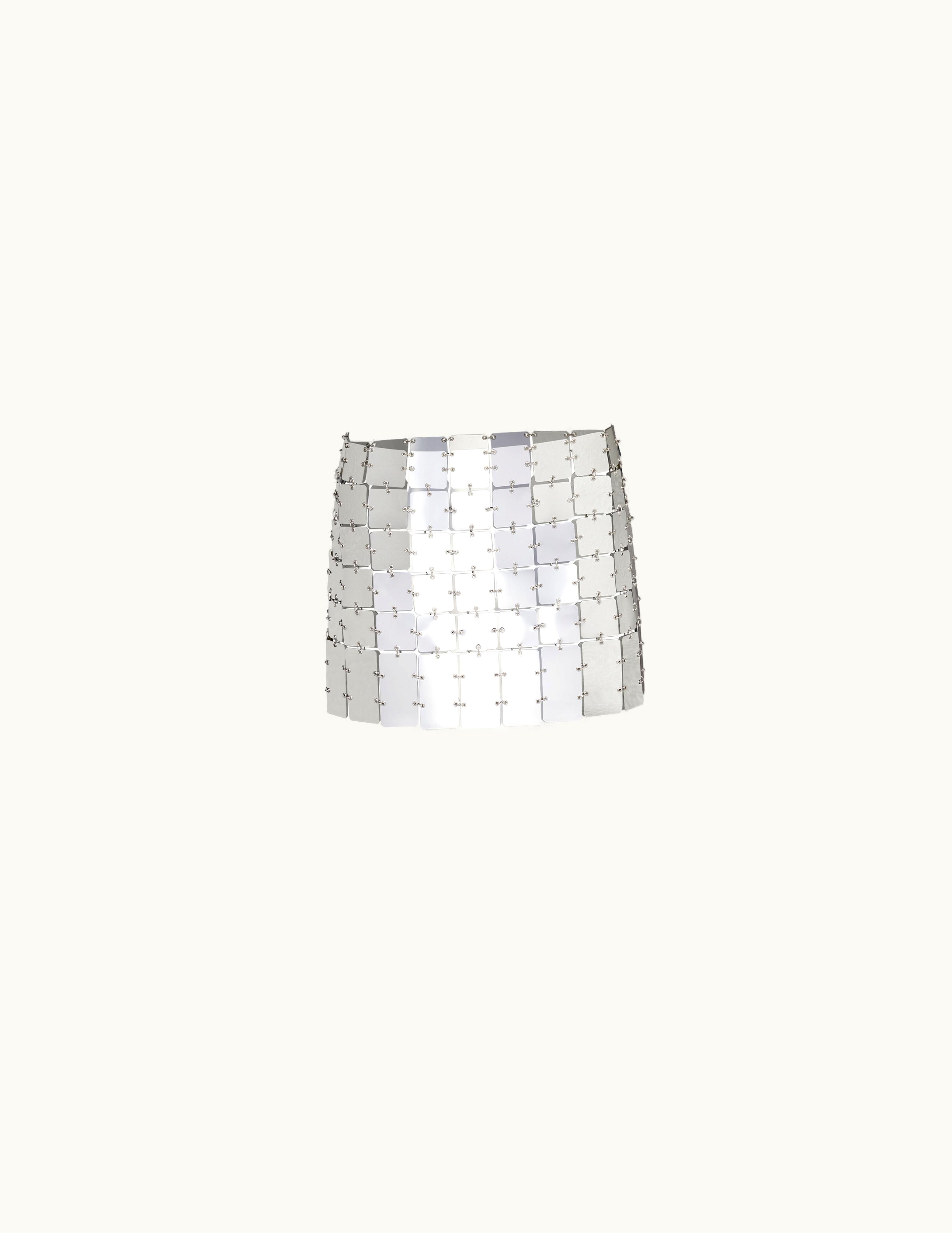 Prada Prada Chainmail Maxi-Sequin Miniskirt