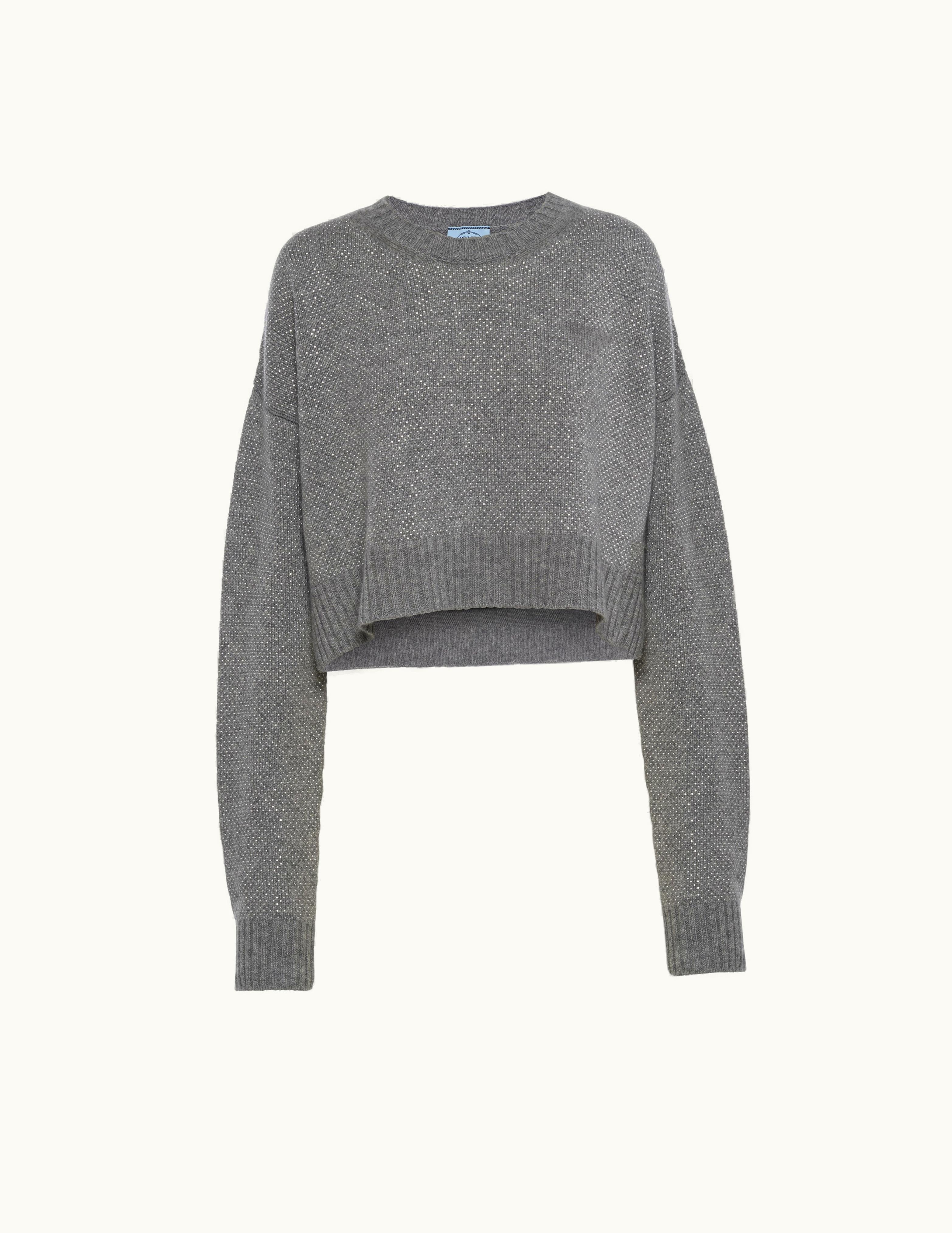 Prada Prada Studded Cashmere Sweater