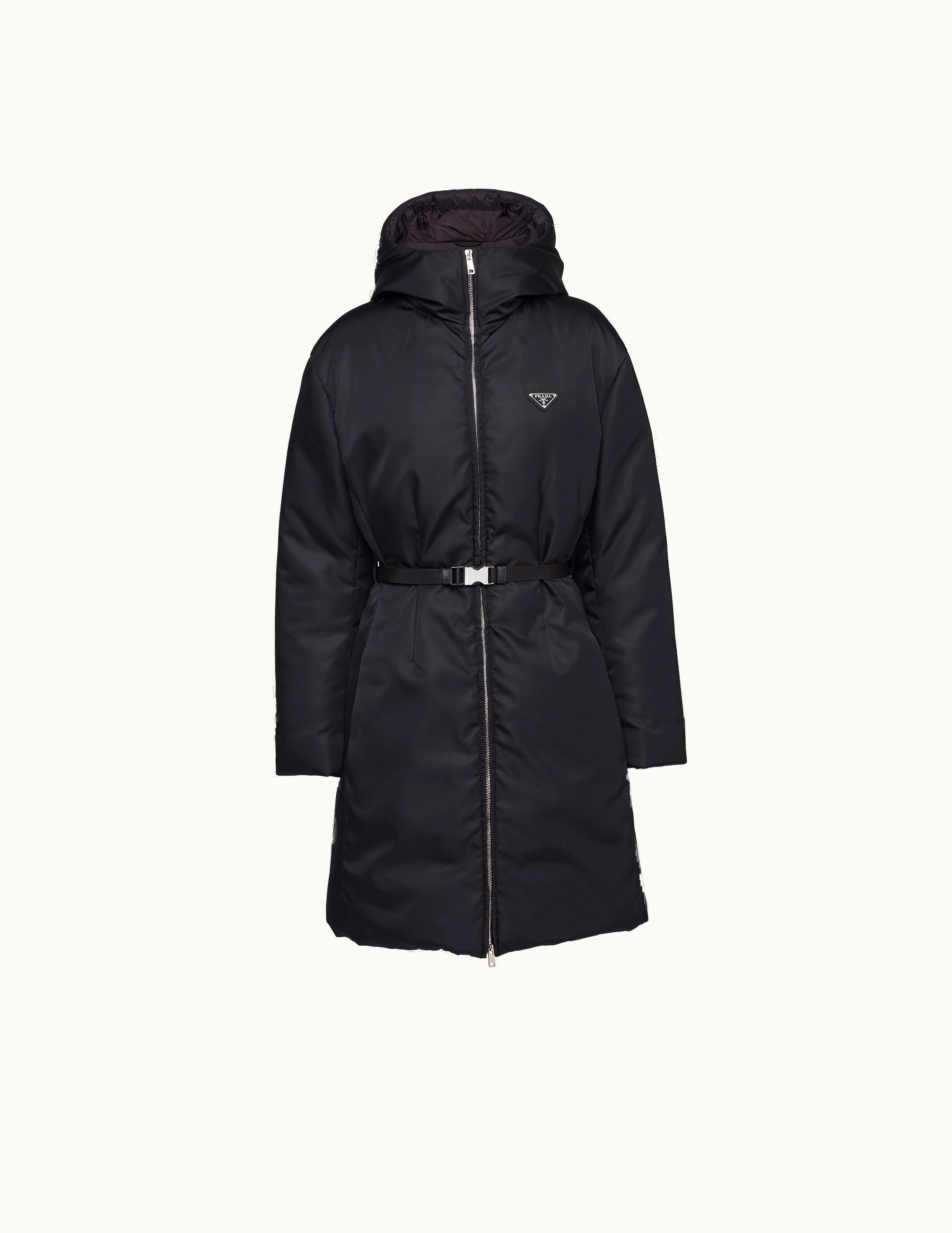 Prada Prada Hooded Re-Nylon Down Coat