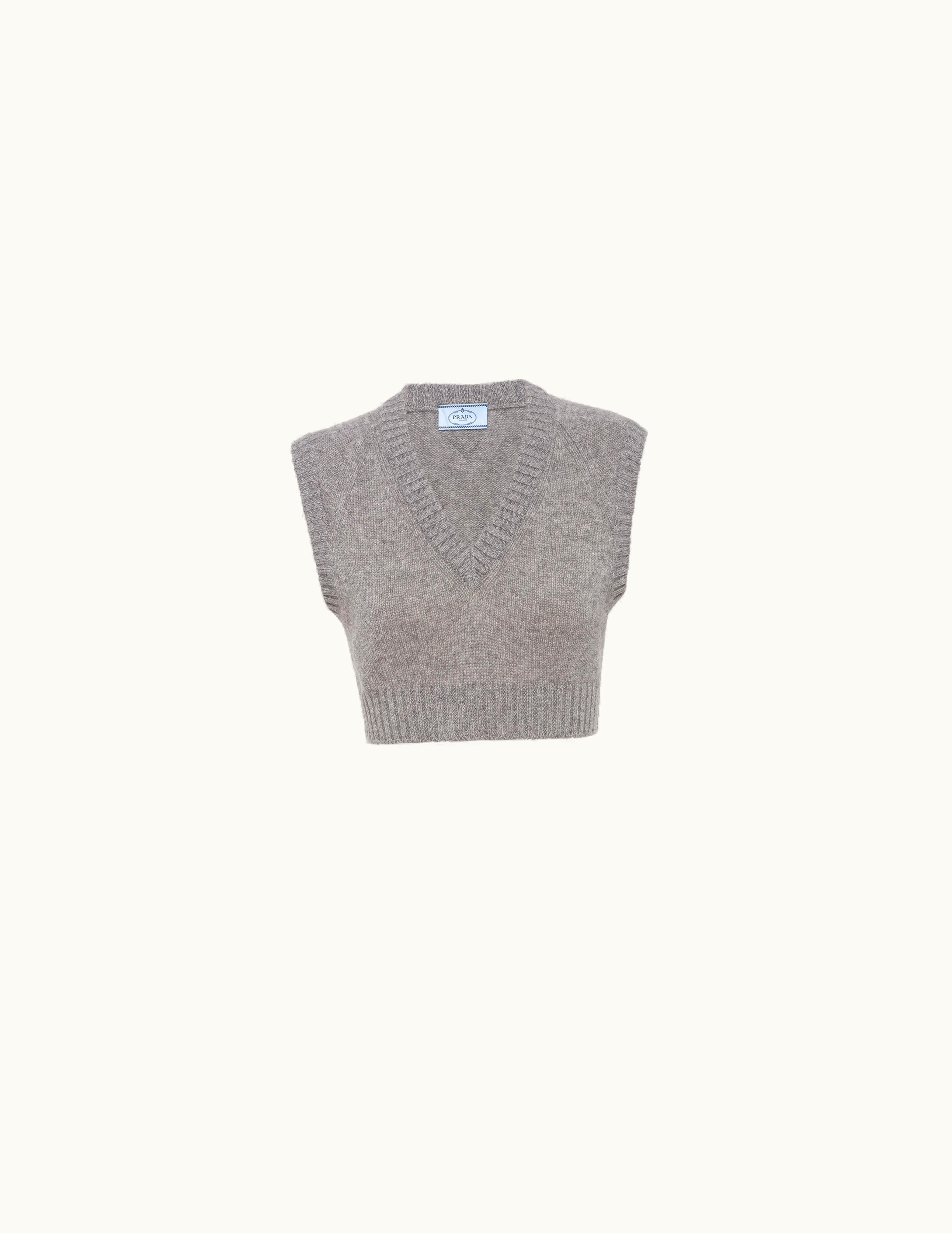 Prada Prada Cropped Cashmere Vest