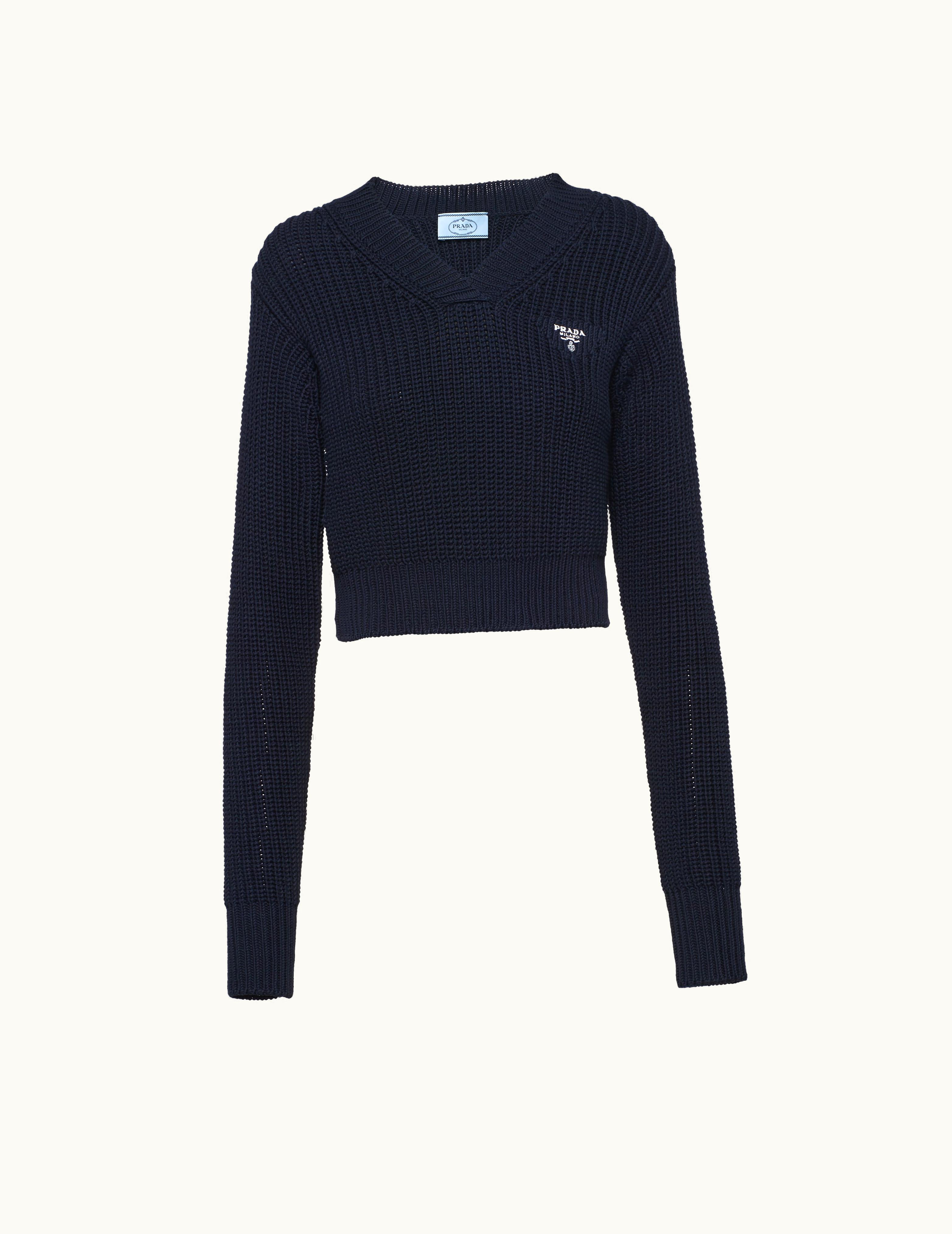 Prada Prada Cotton Crew-Neck Sweater UZ0155408