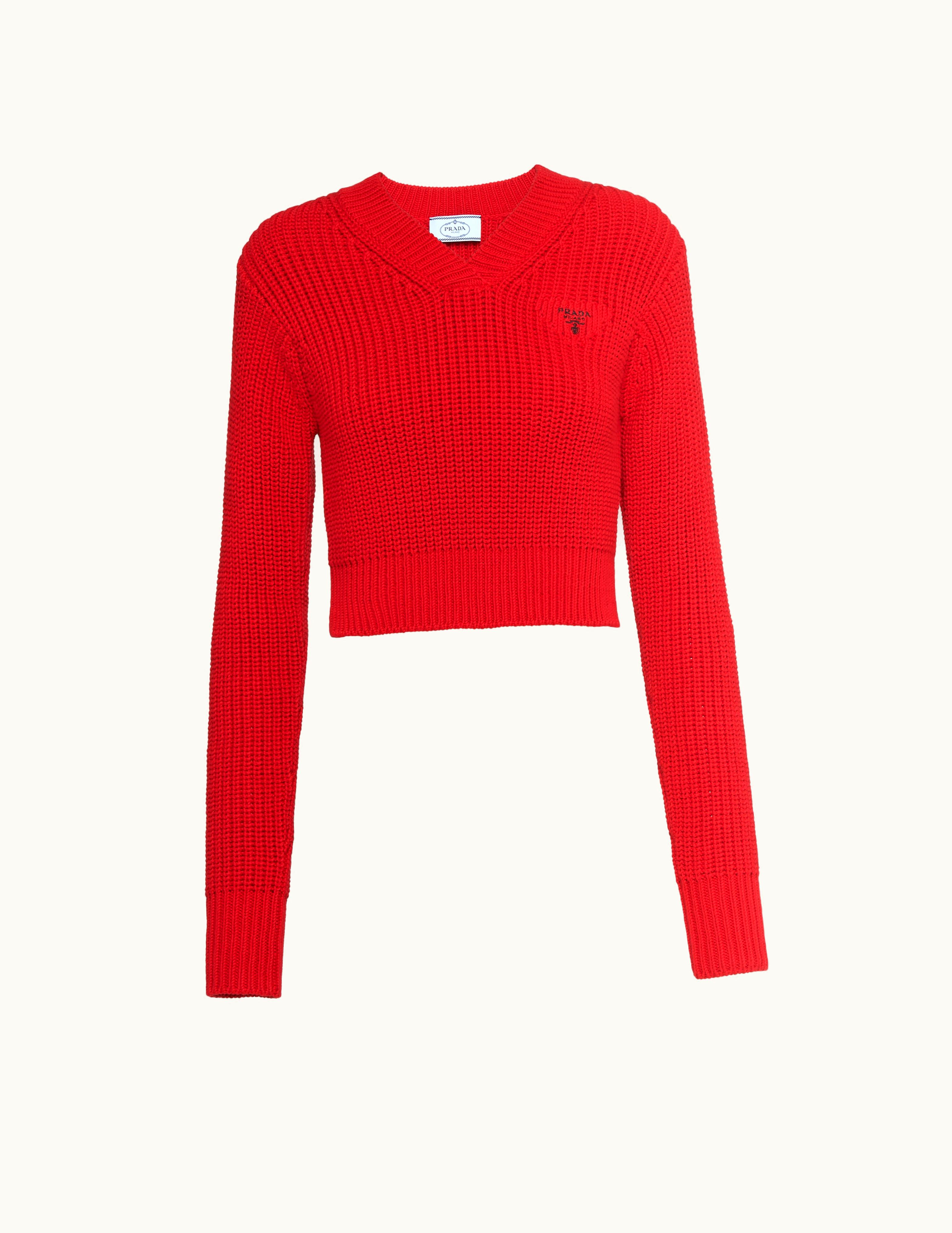 Prada Prada Cotton Crew-Neck Sweater UZ0155410