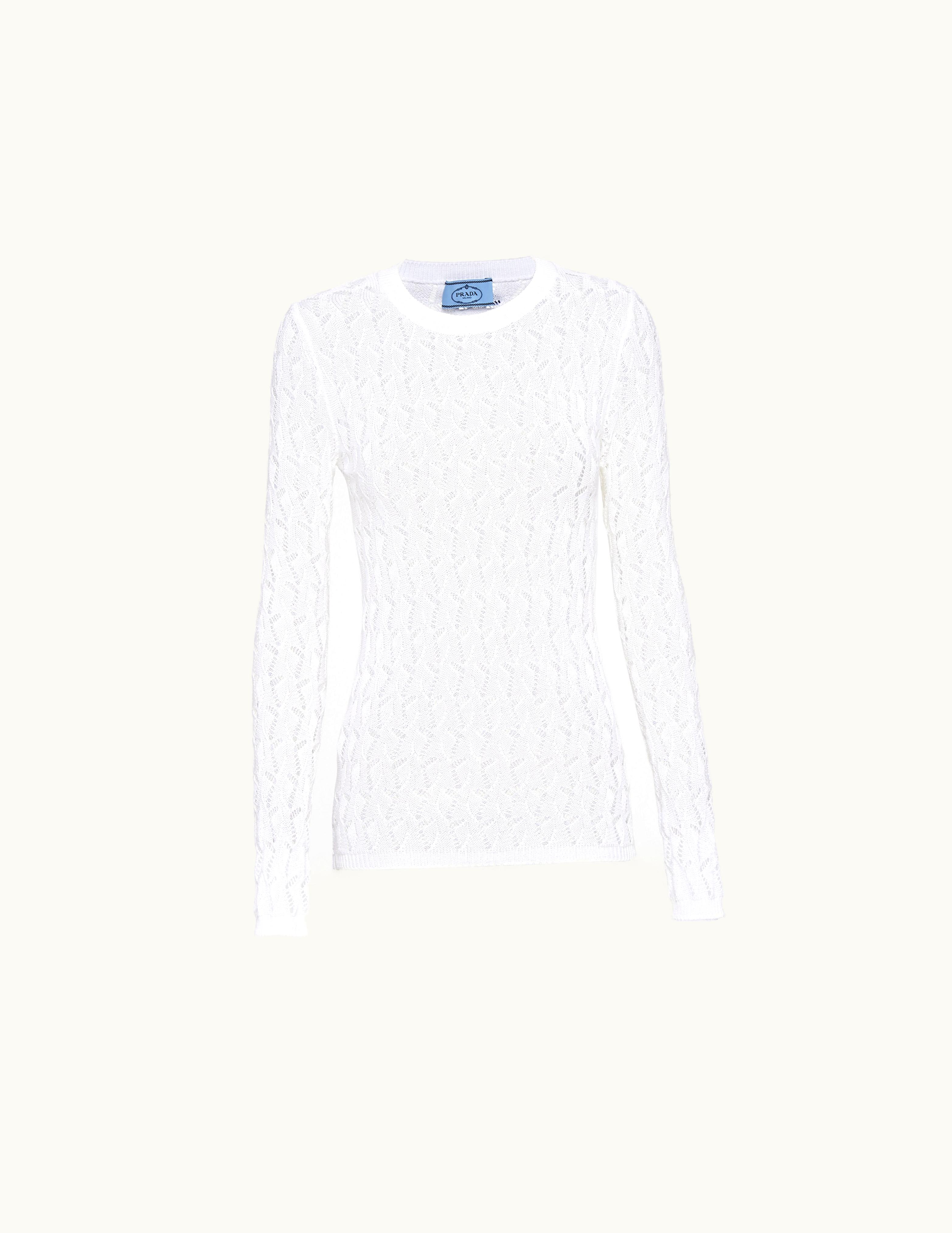 Prada Prada Cotton Crew-Neck Sweater UZ0155419