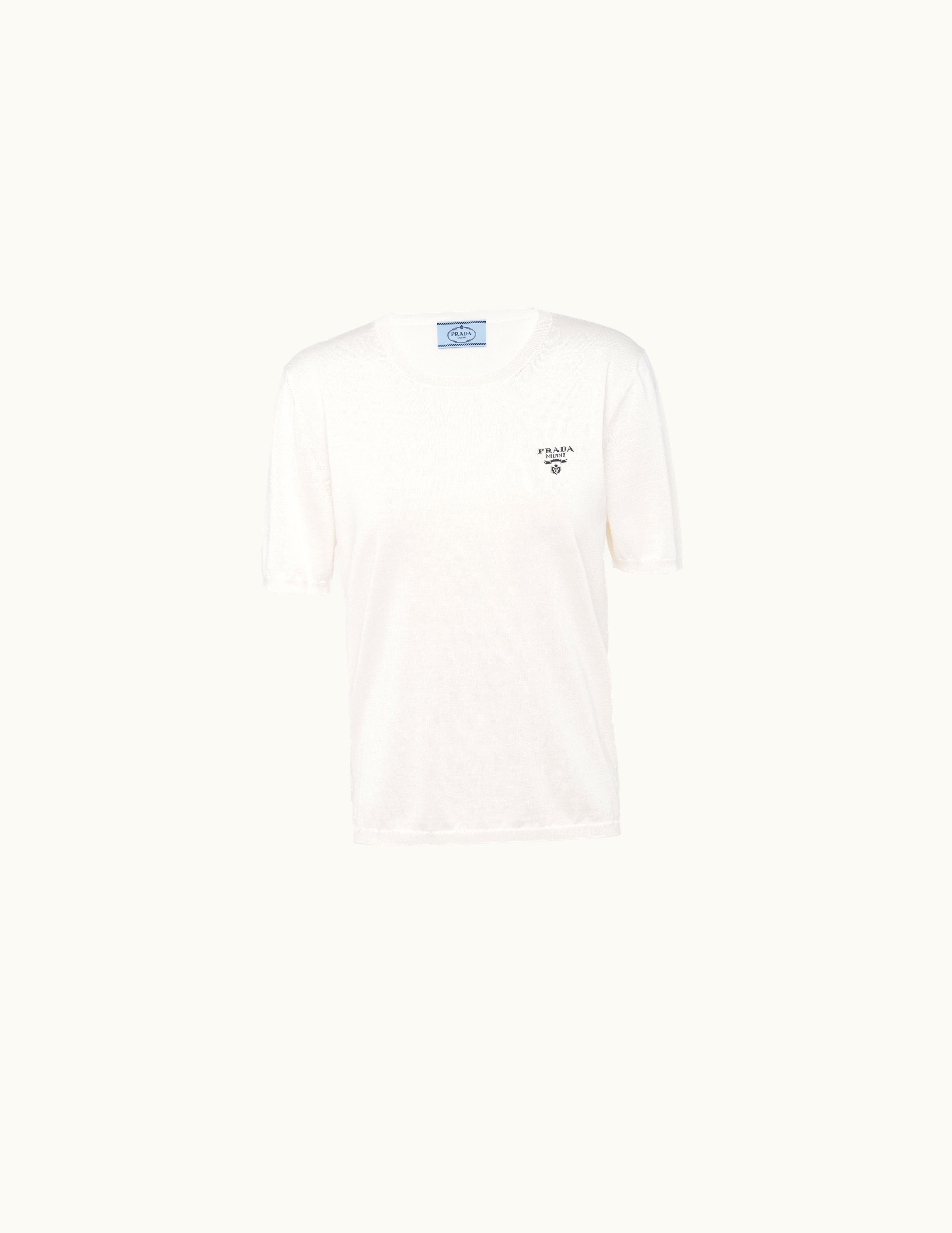 Prada Prada Silk And Cotton Sweater UZ0155457