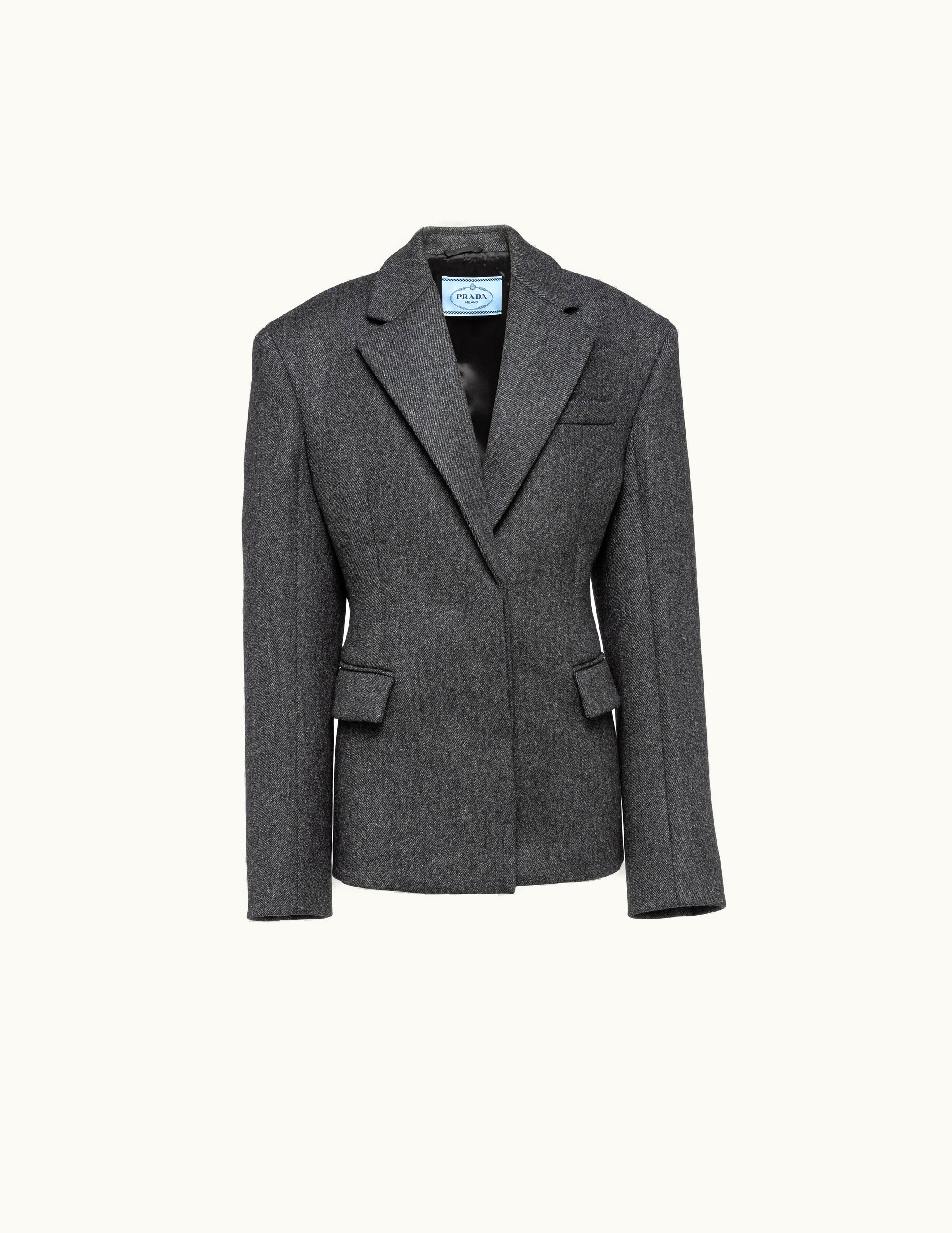 Prada Prada Single-Breasted Cloth Jacket UZ0155468