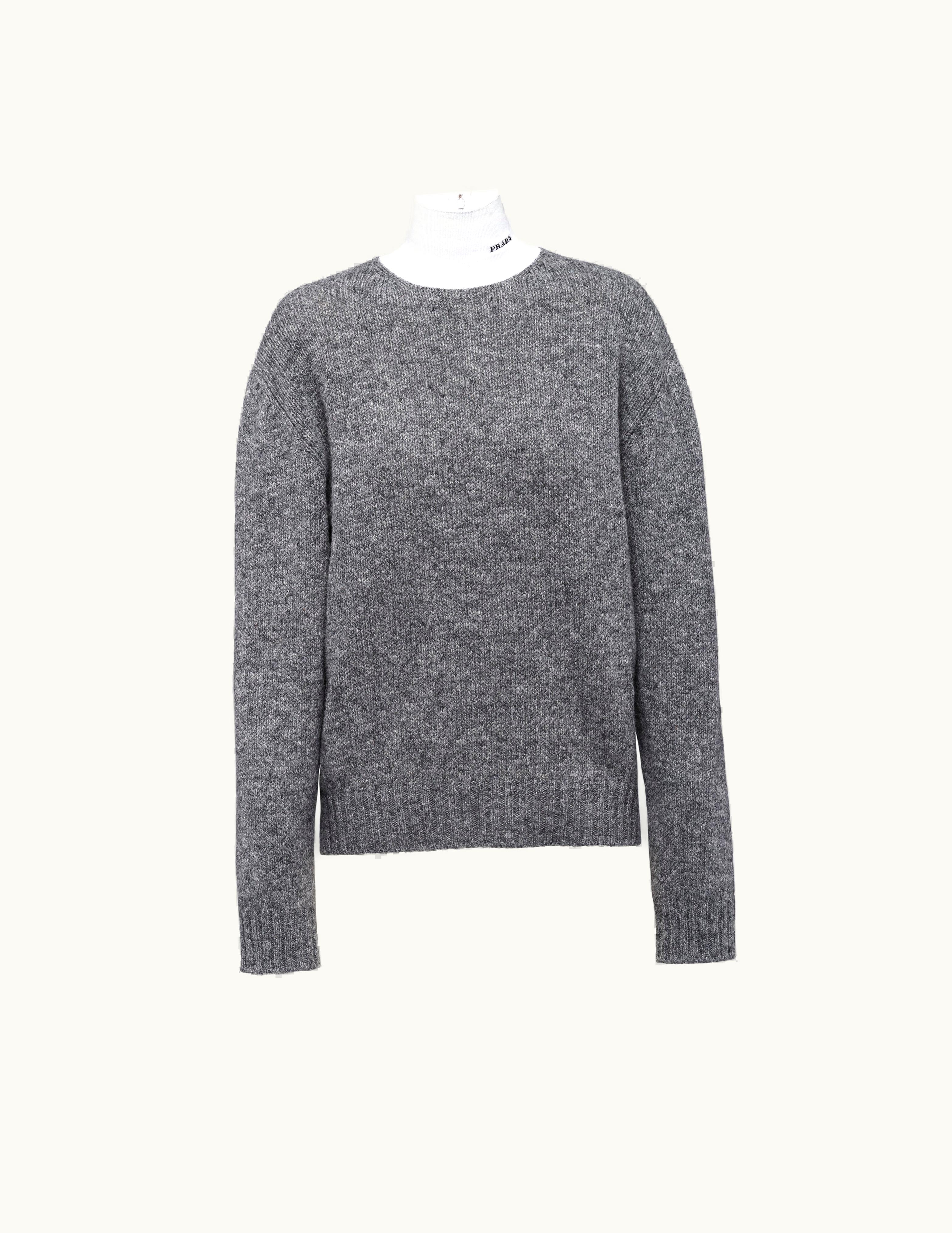 Prada Prada Cashmere And Wool Turtleneck Sweater UZ0155486