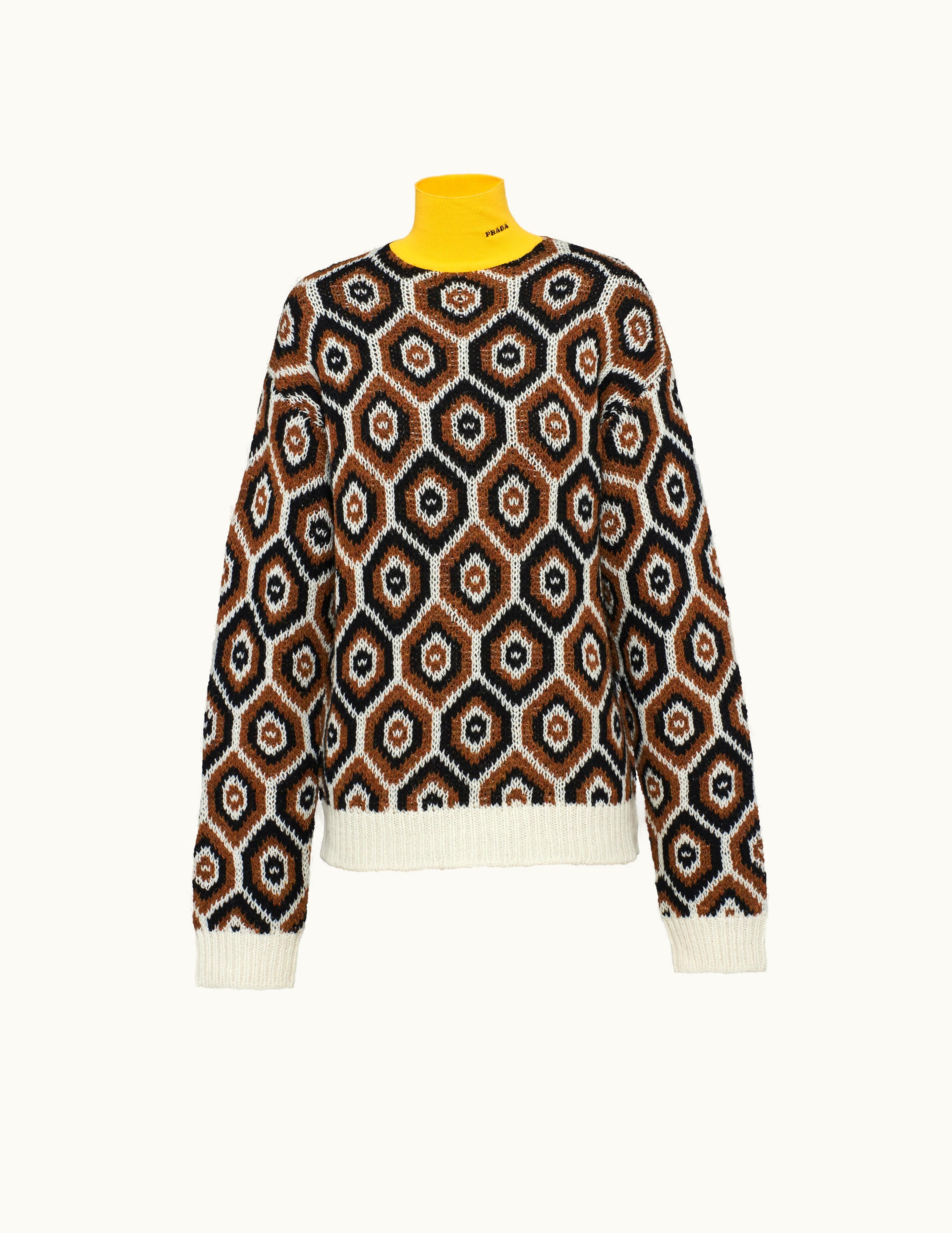 Prada Prada Cashmere And Wool Turtleneck Sweater UZ0155494