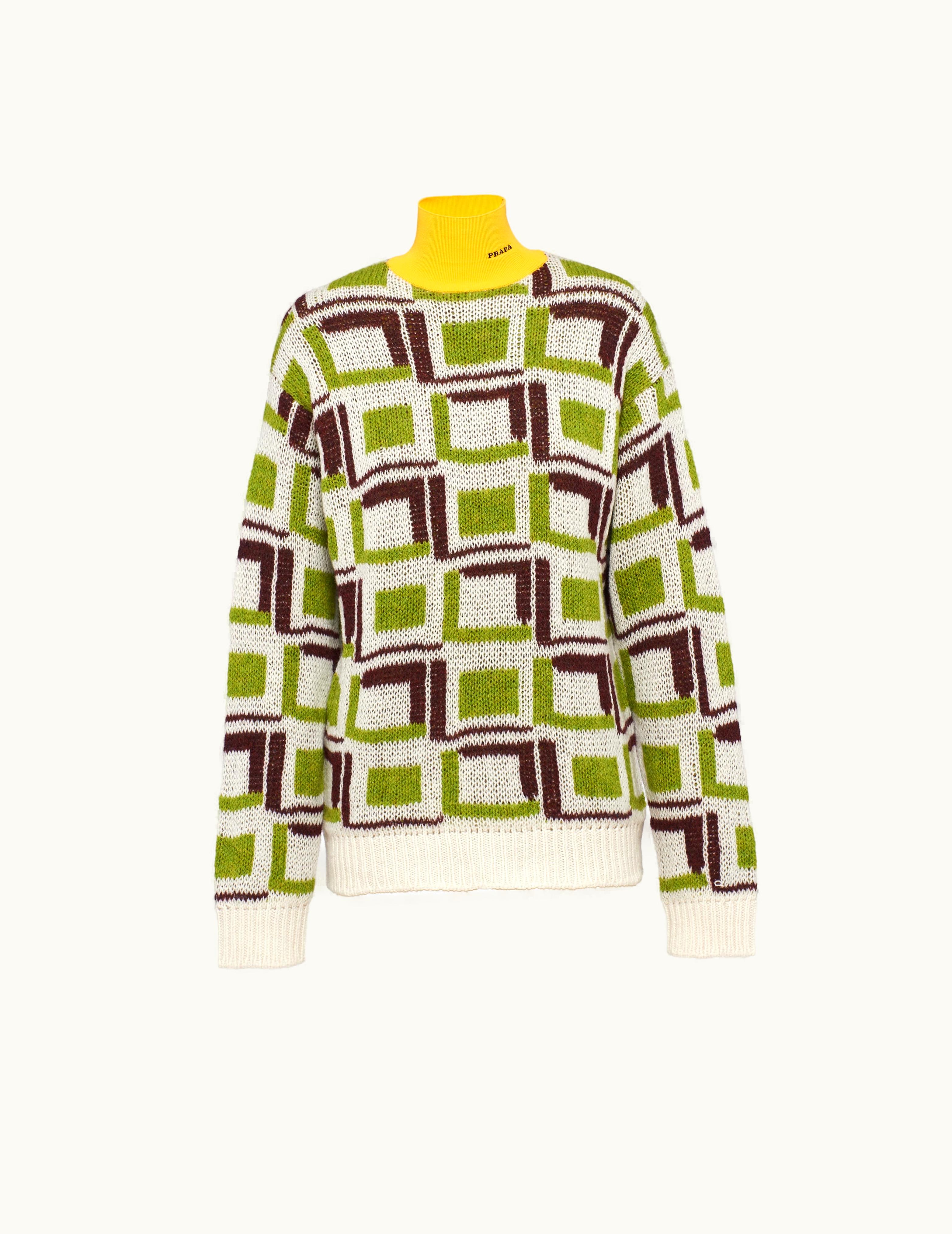 Prada Prada Cashmere And Wool Turtleneck Sweater UZ0155496