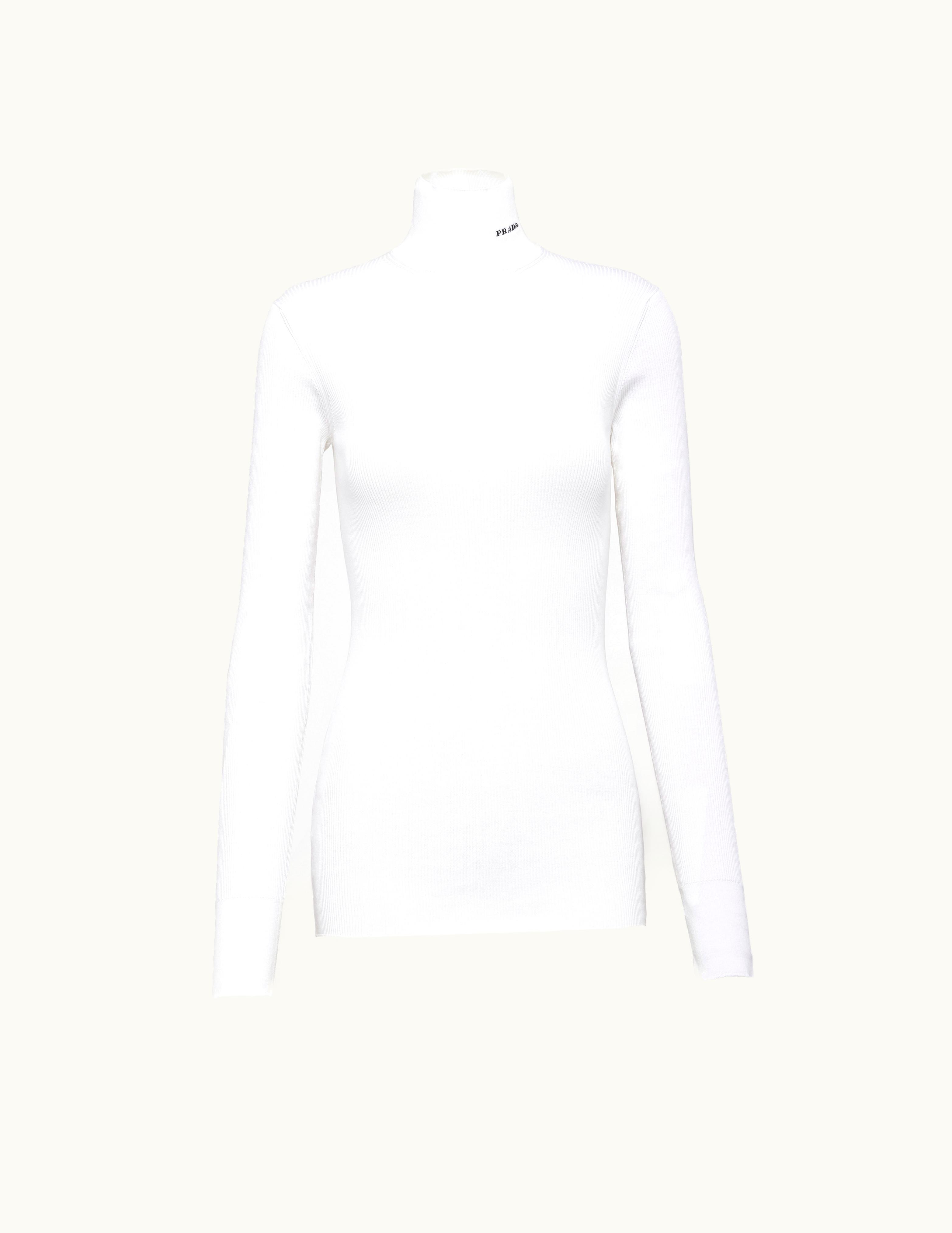 Prada Prada Cotton Turtleneck Sweater UZ0155509