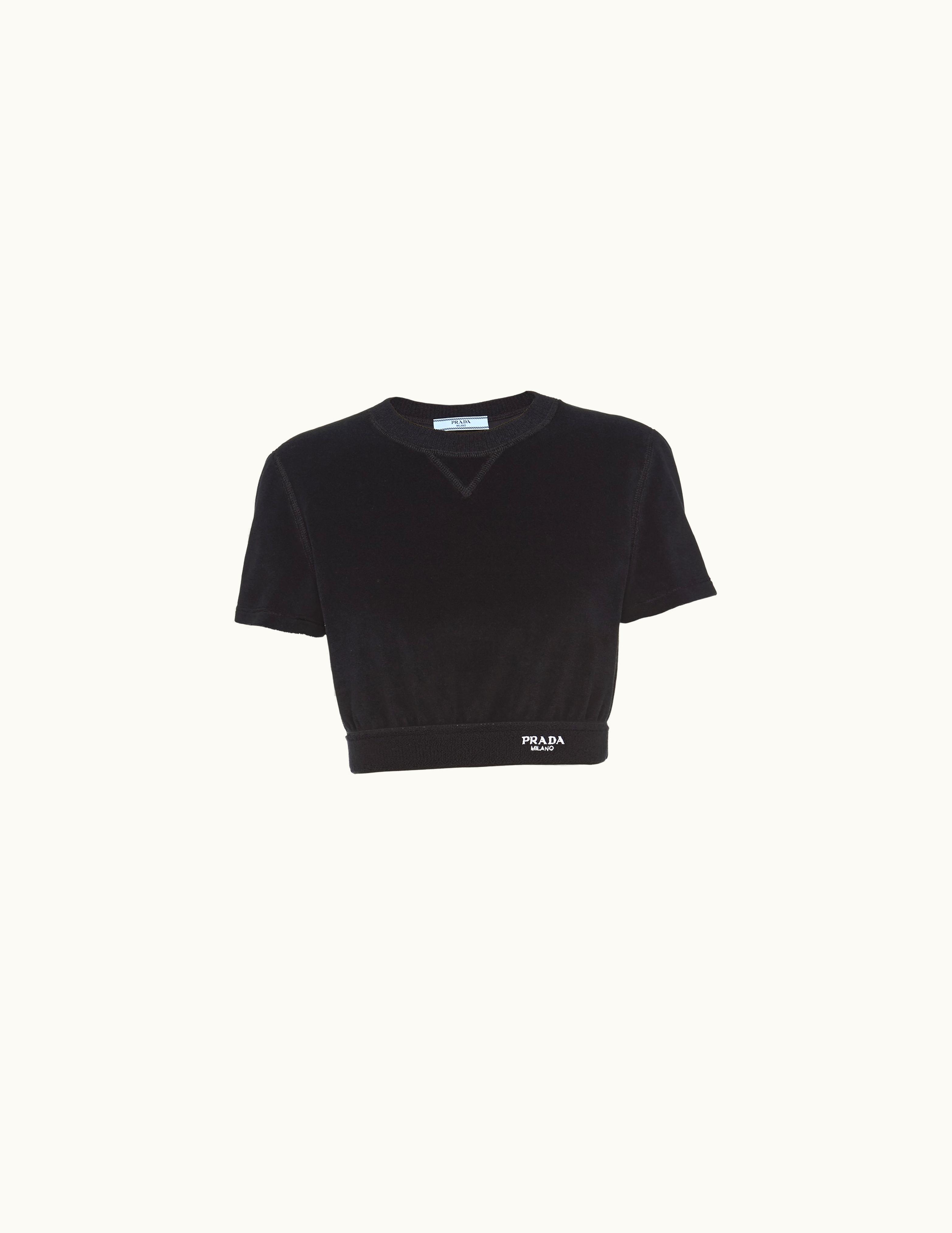 Prada Prada Cotton Crop Top