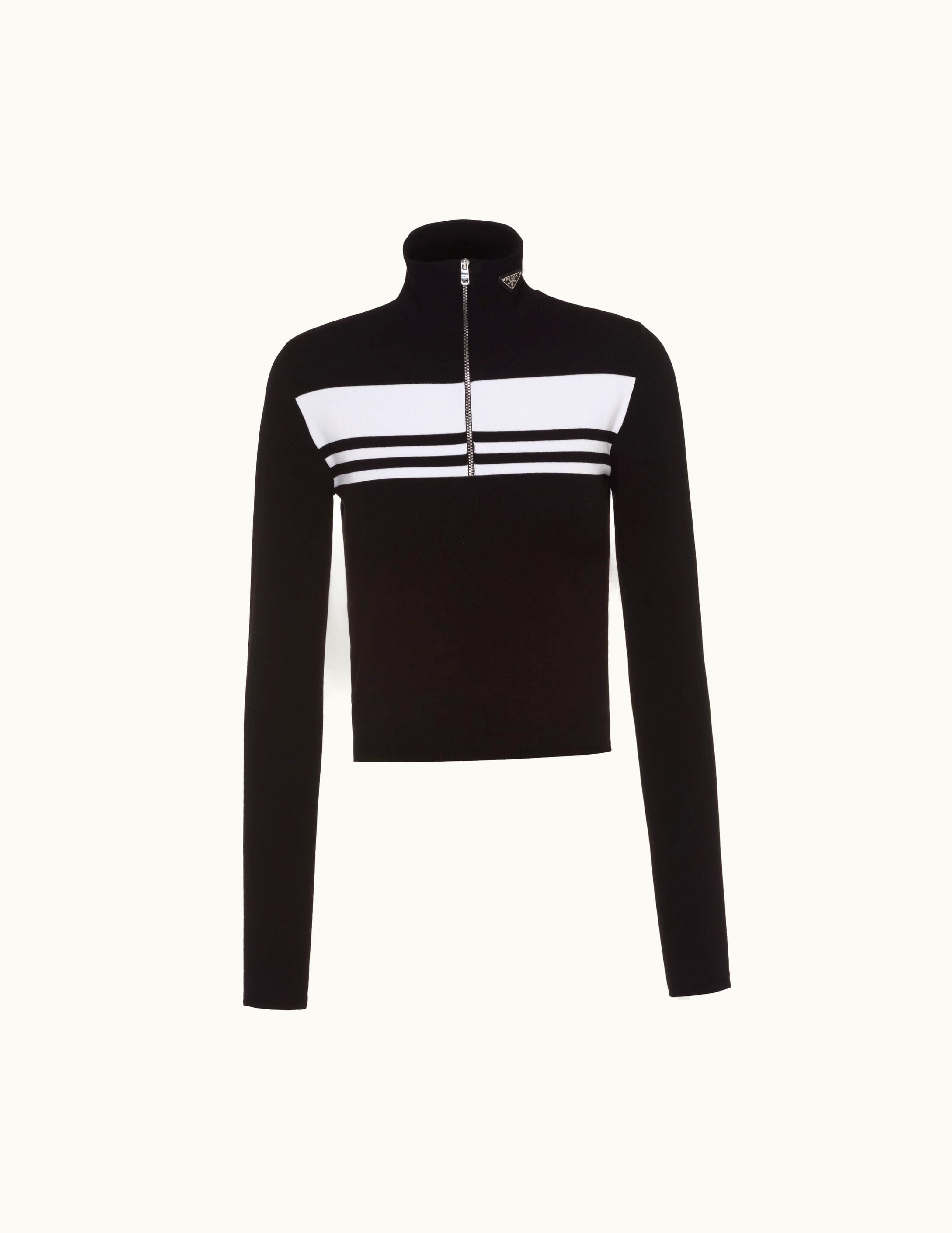 Prada Prada Viscose And Cotton Turtleneck