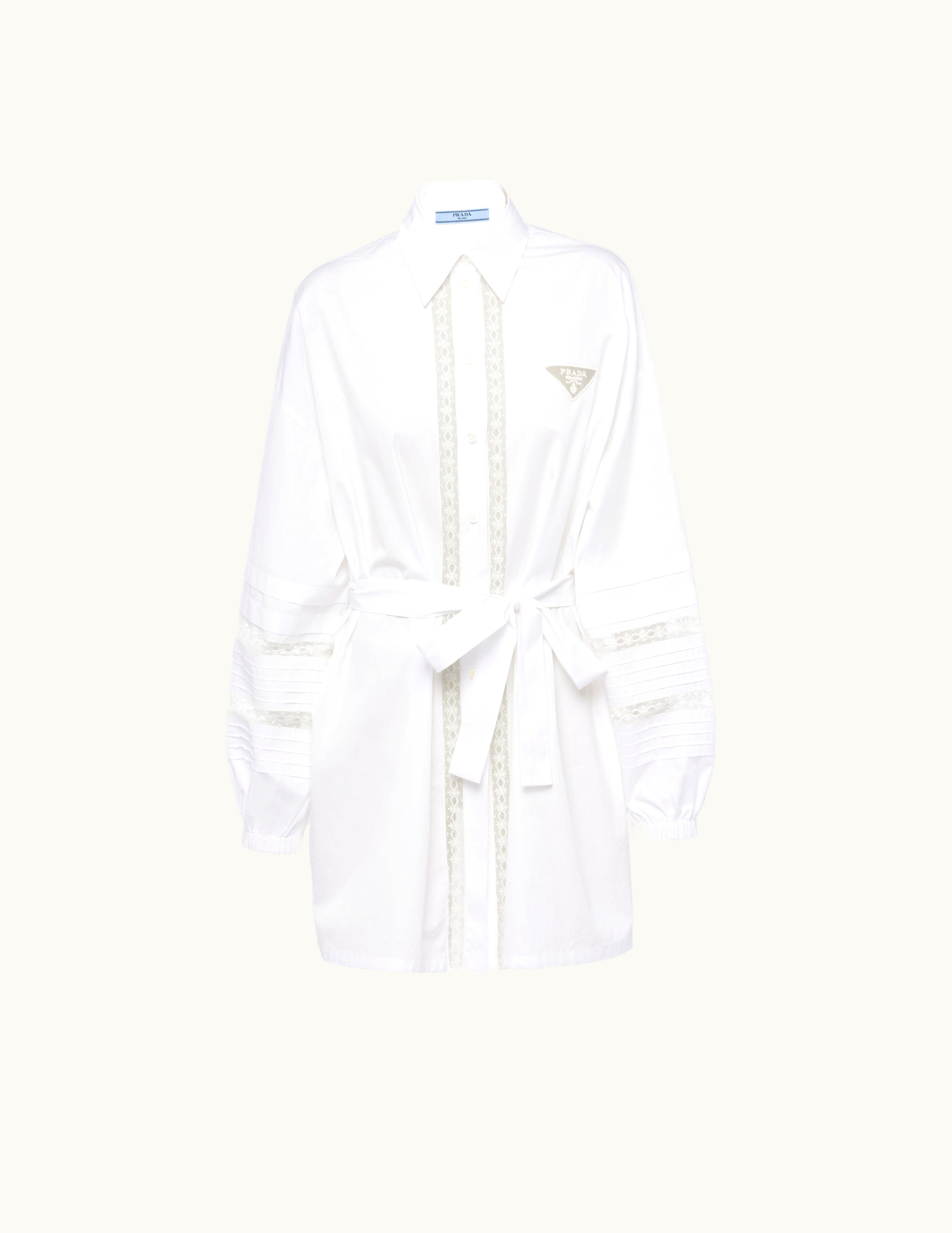 Prada Prada Intarsia Poplin Dress UZ0155547