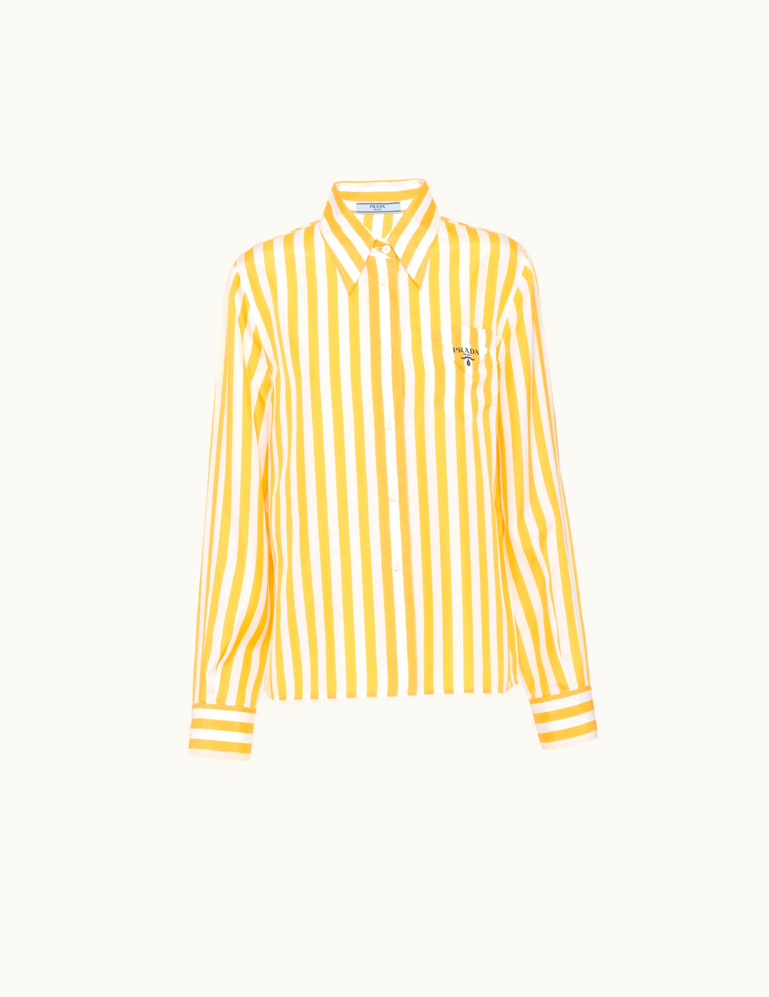 Prada Prada Printed Silk Shirt UZ0155565