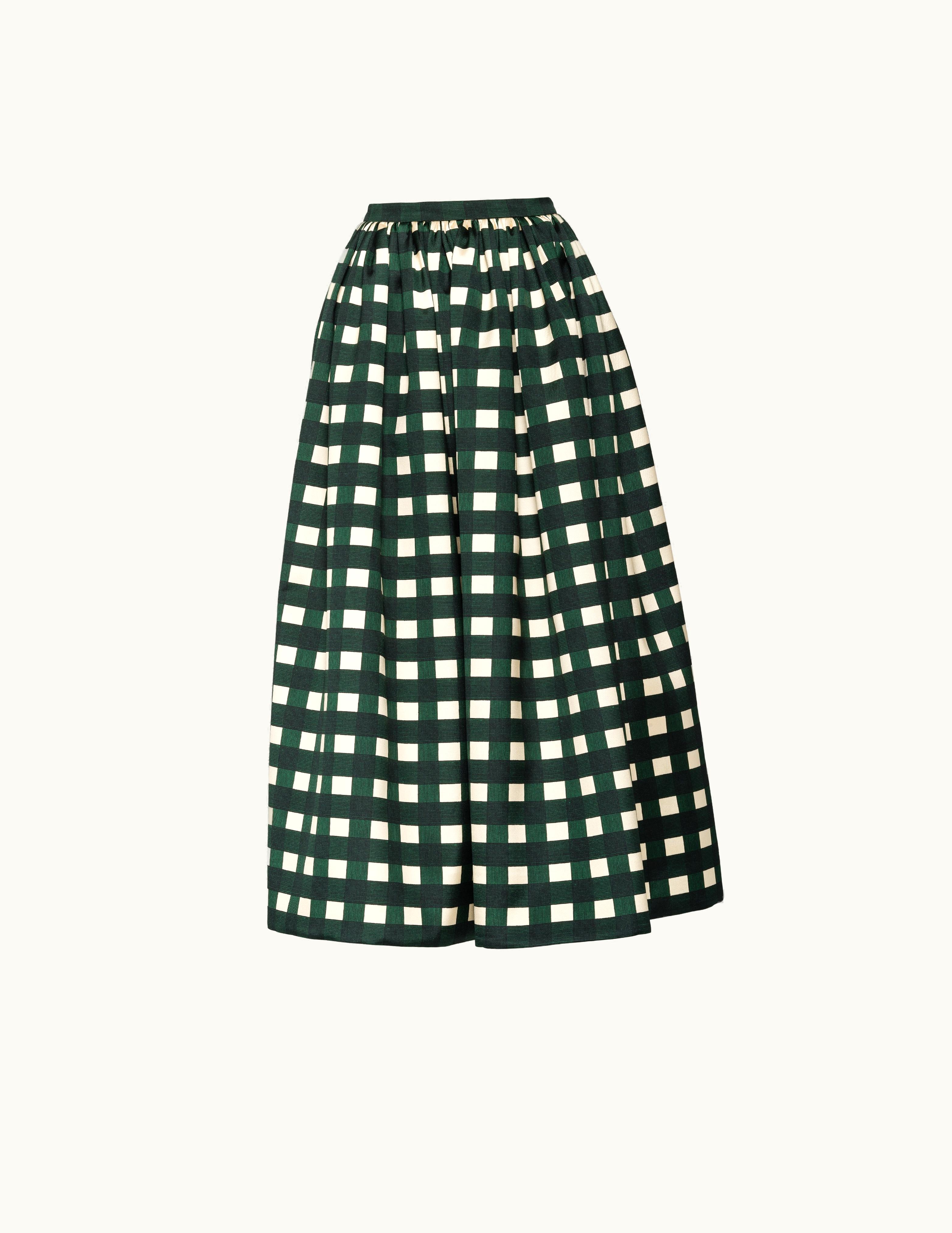 Prada Prada Printed Silk And Wool Midi-Skirt UZ0155581