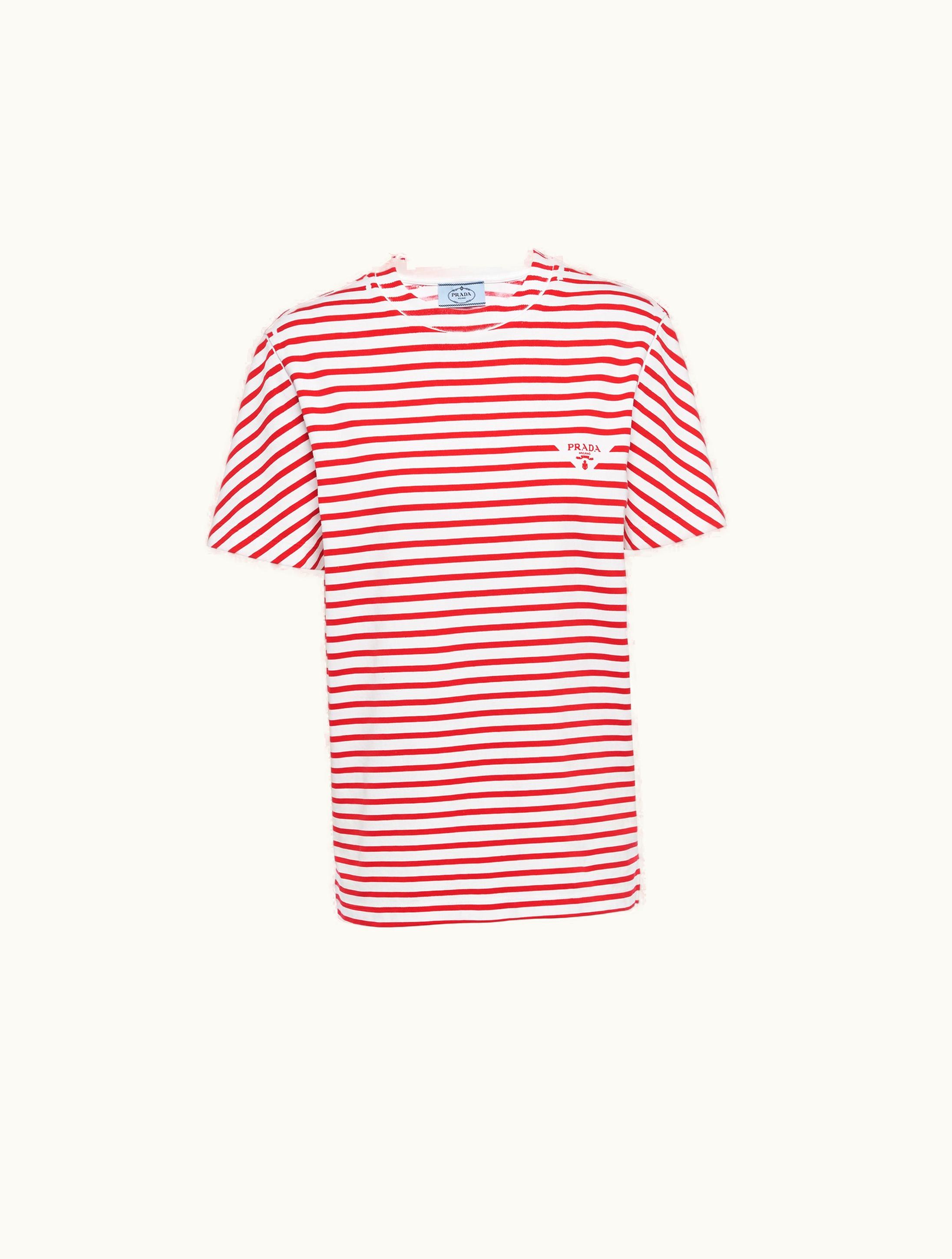 Prada Prada Printed Interlock T-Shirt UZ0155586