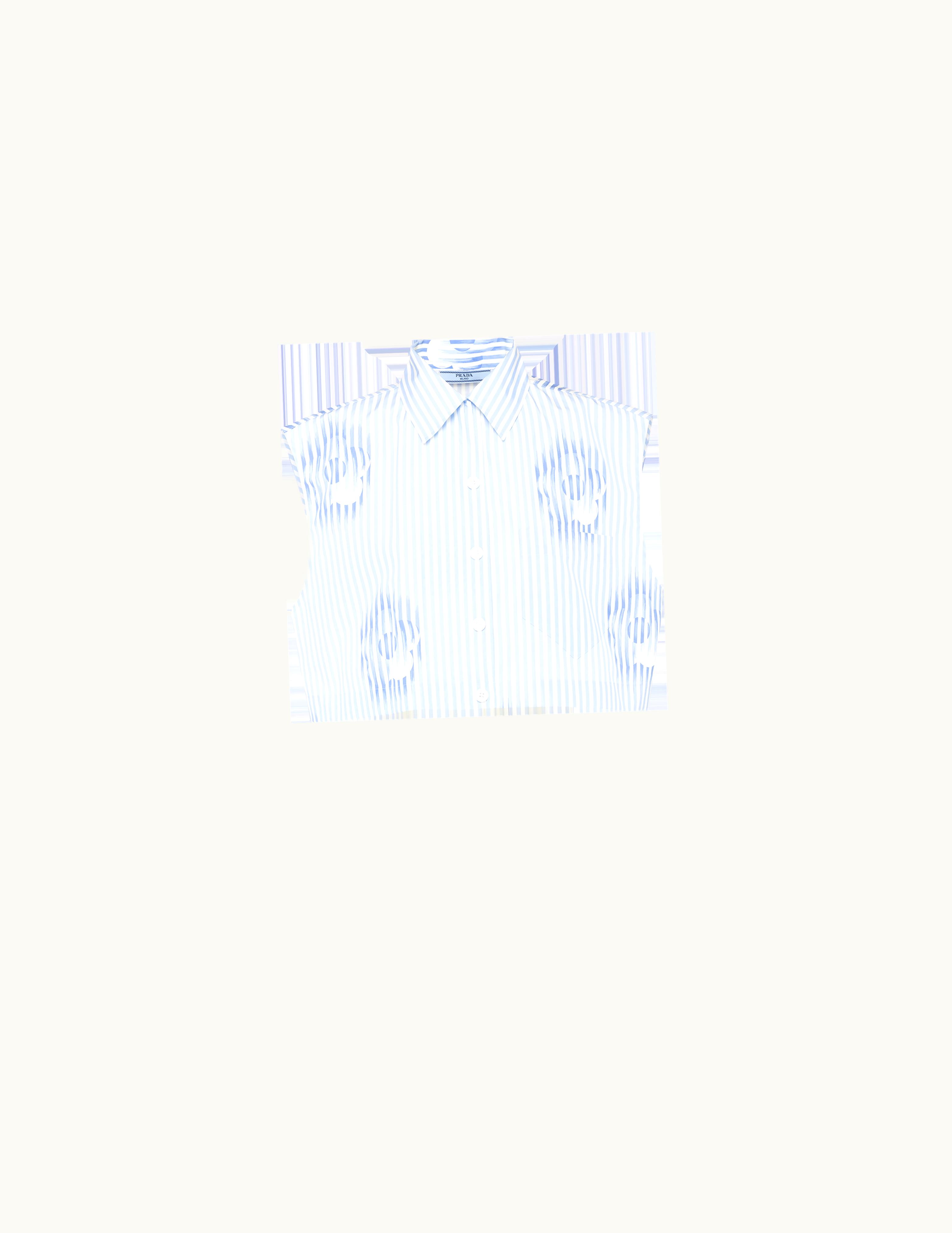 Prada Prada Printed Poplin Shirt UZ0155604