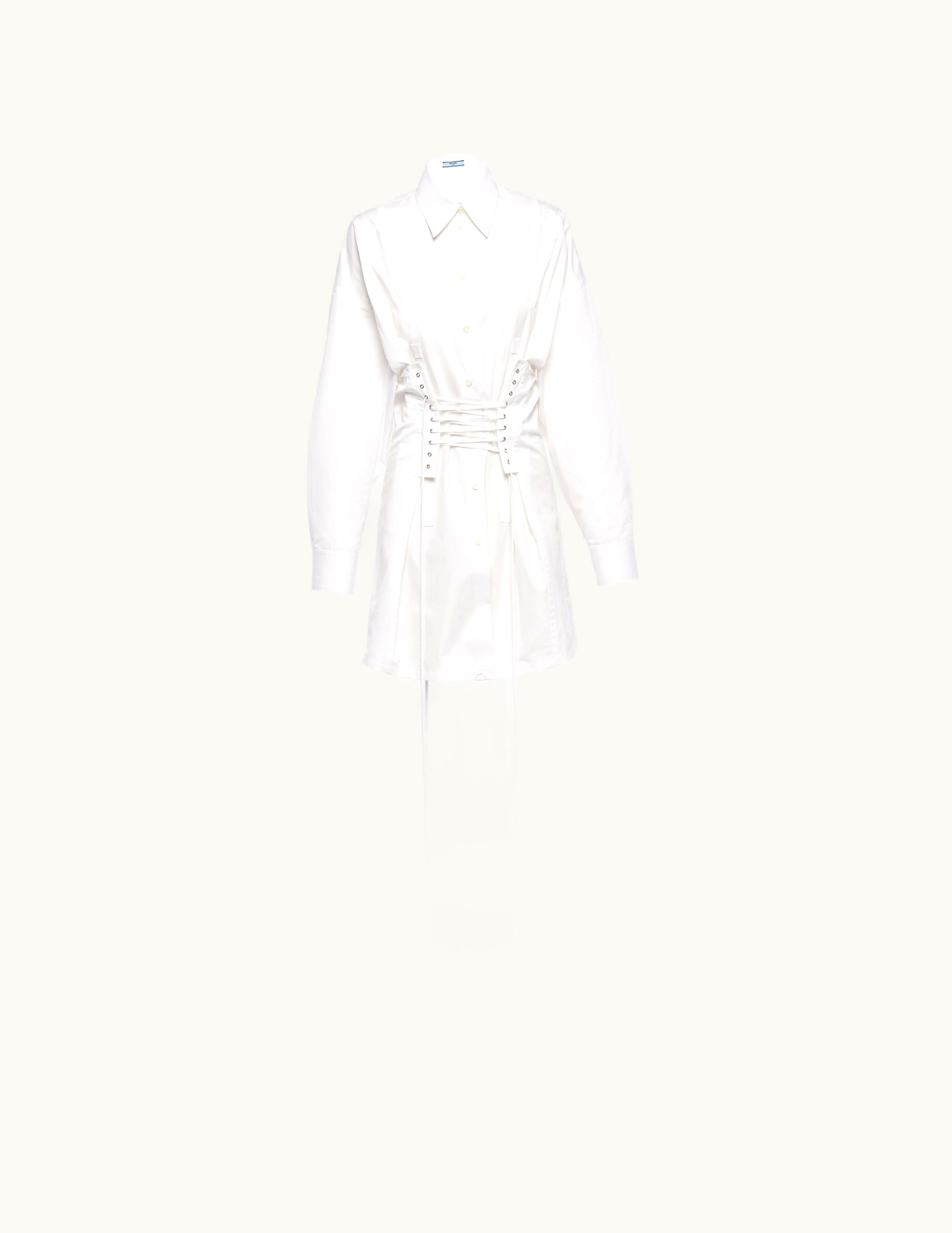 Prada Prada Printed Poplin Mini-Dress UZ0155624