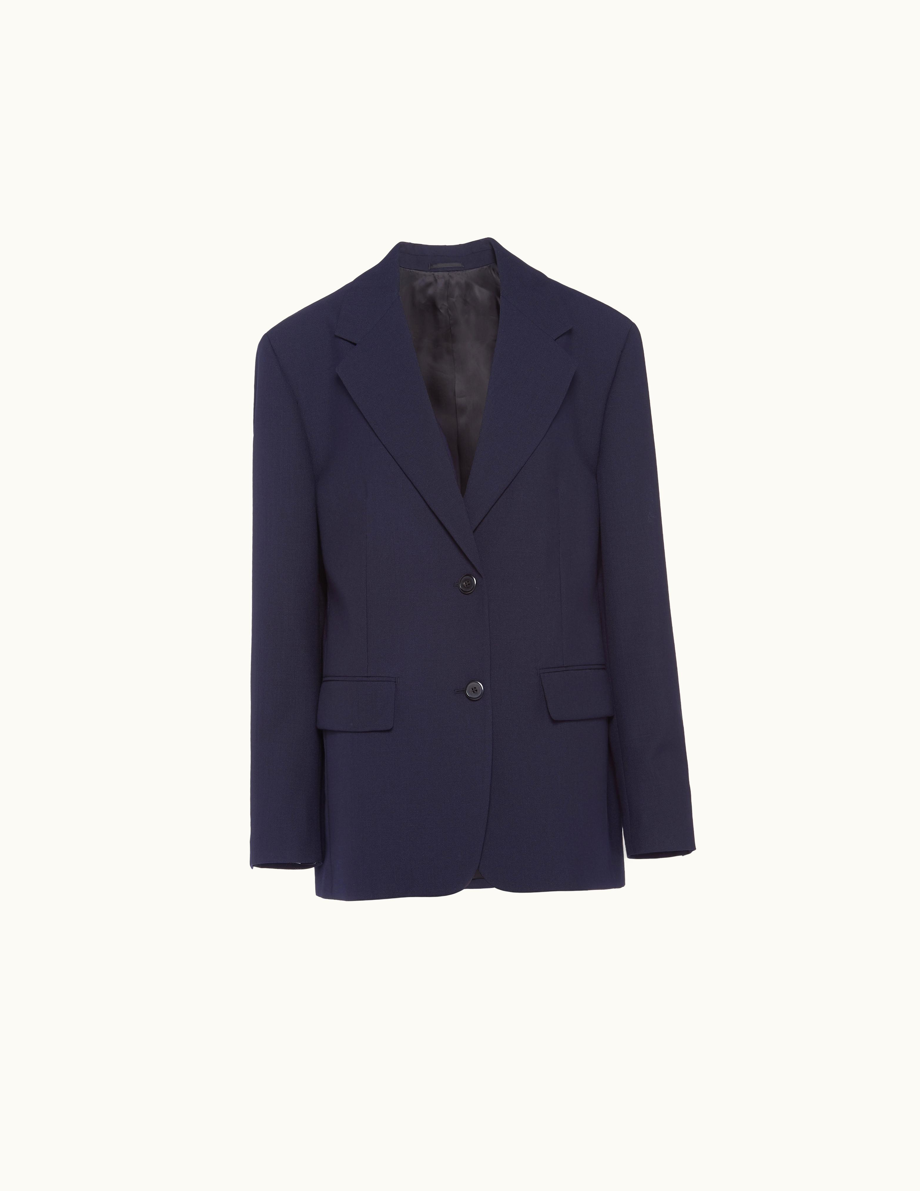 Prada Prada Single-Breasted Wool Jacket UZ0155642
