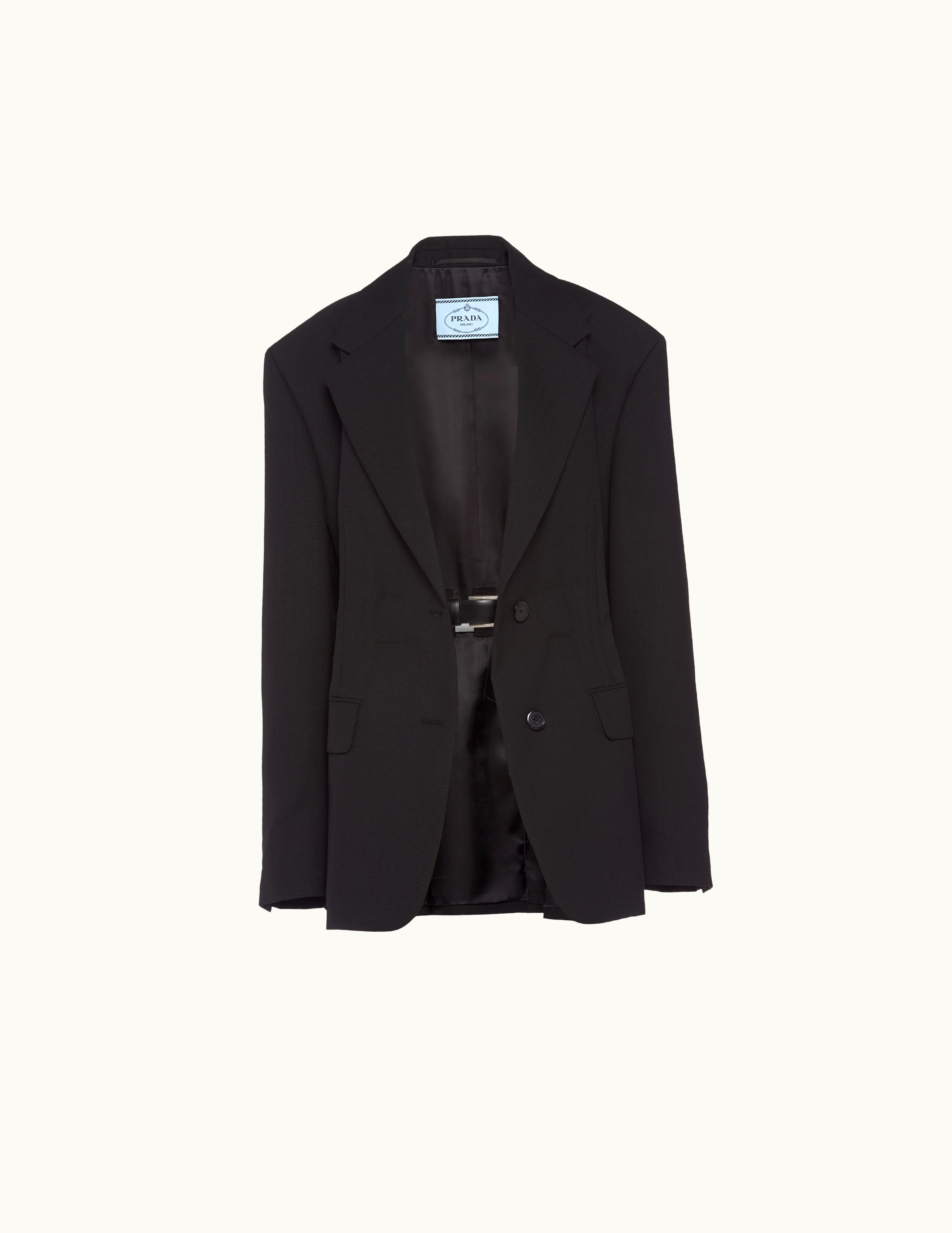 Prada Prada Single-Breasted Wool Jacket UZ0155646