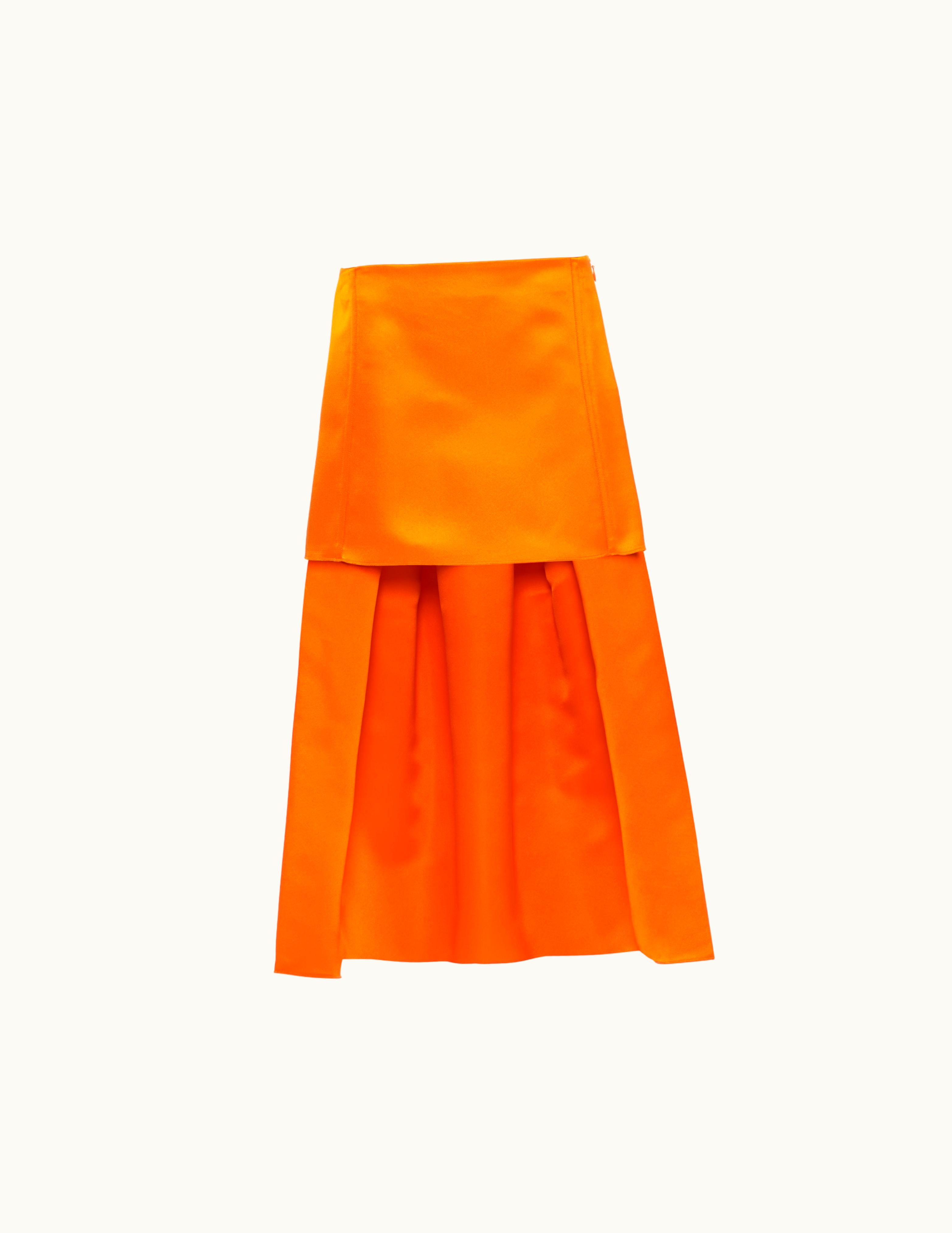 Prada Prada Double Satin Miniskirt UZ0155649