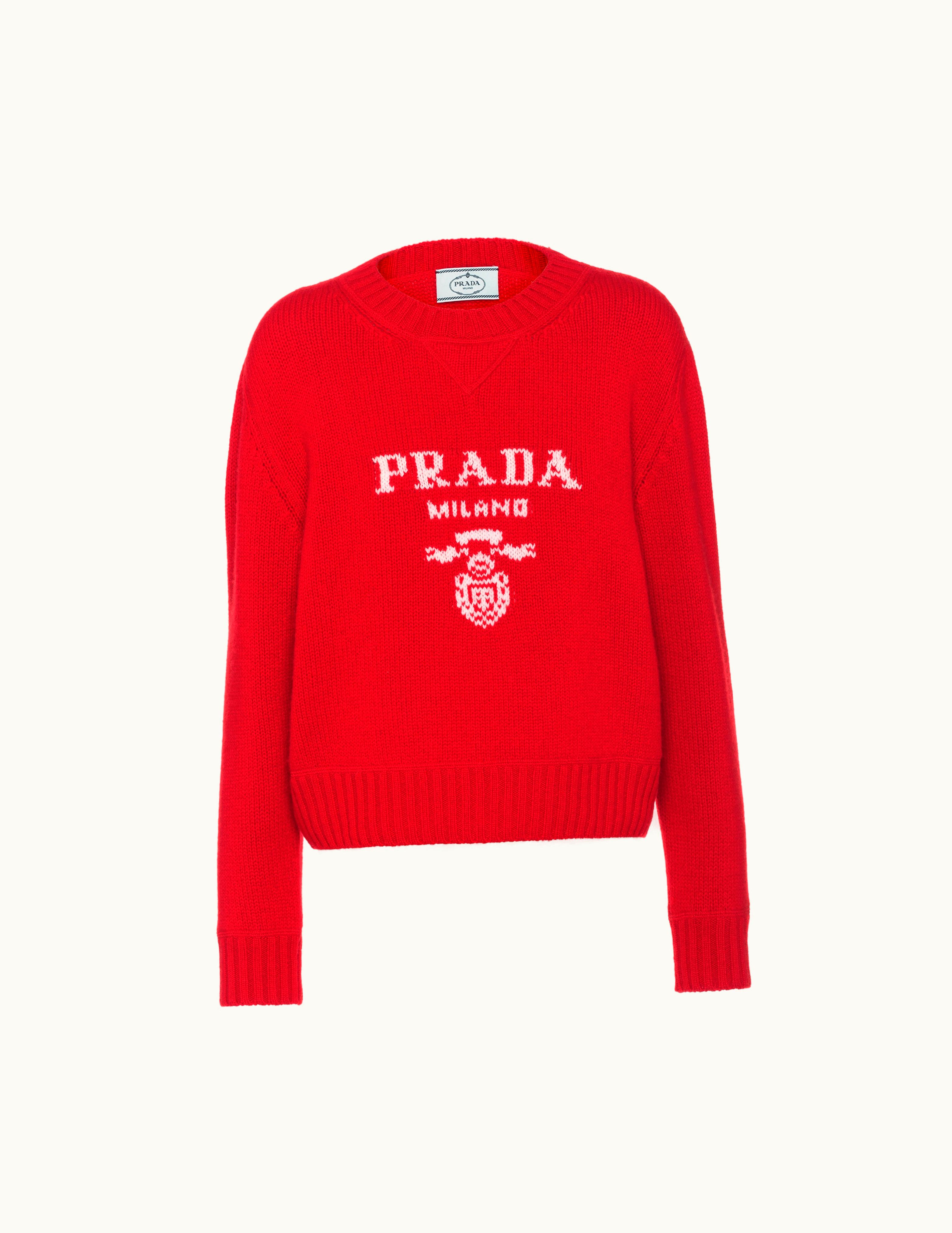 Prada Prada Wool And Cashmere Crew-Neck Sweater UZ0155669