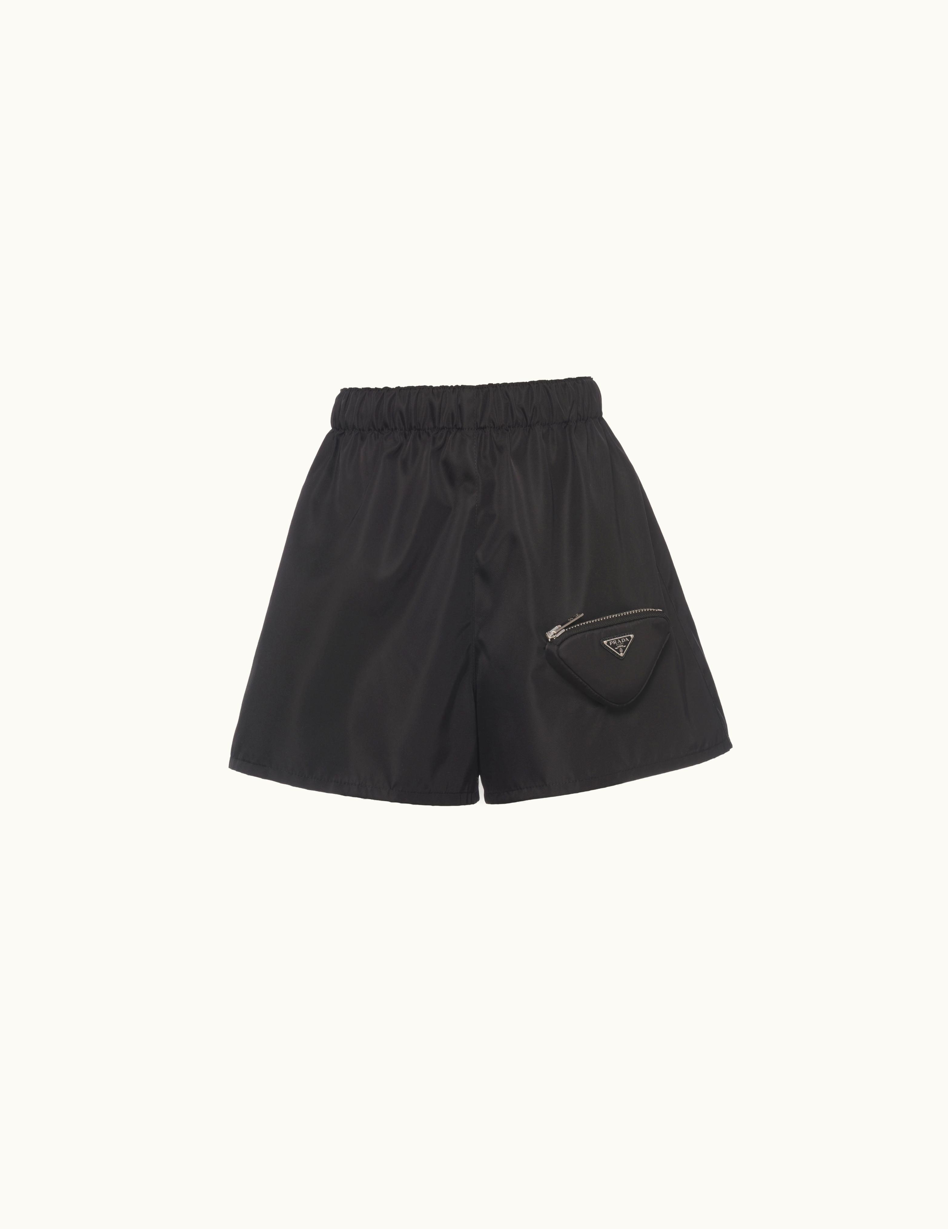 Prada Prada Re-Nylon Shorts With Pouch