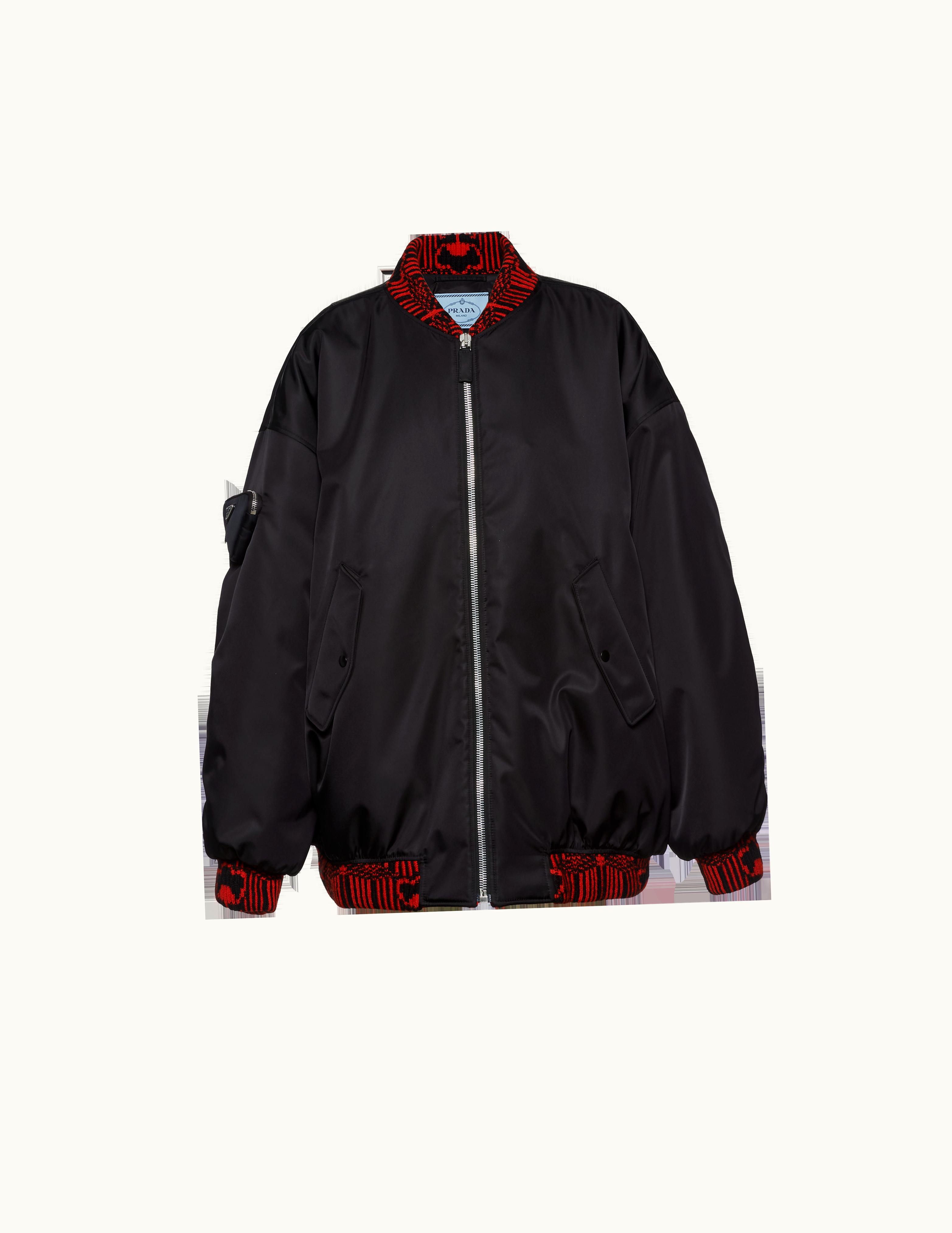 Prada Prada Re-Nylon Bomber Jacket UZ0155687