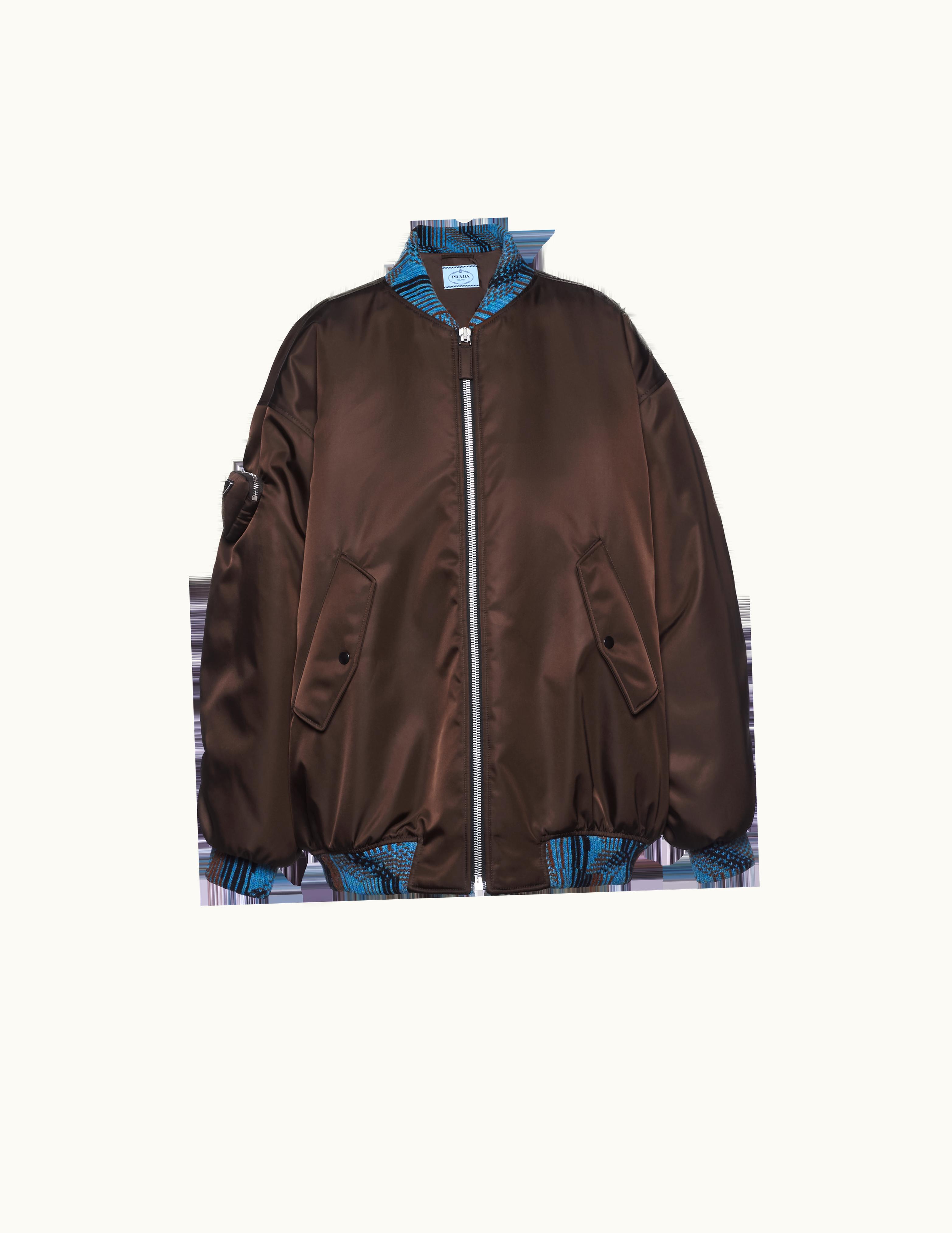Prada Prada Re-Nylon Bomber Jacket UZ0155688