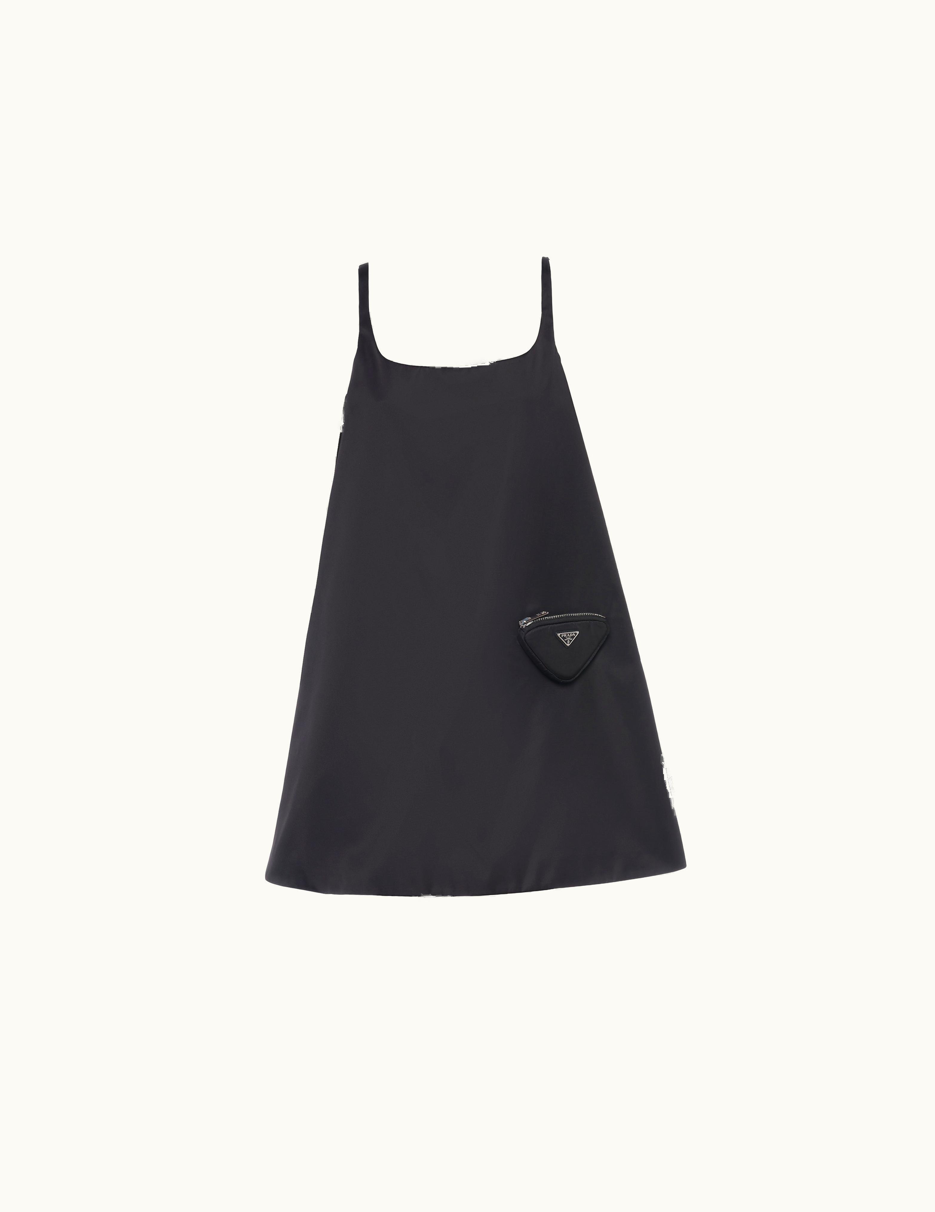 Prada Prada Re-Nylon Sleeveless Dress With Pouch