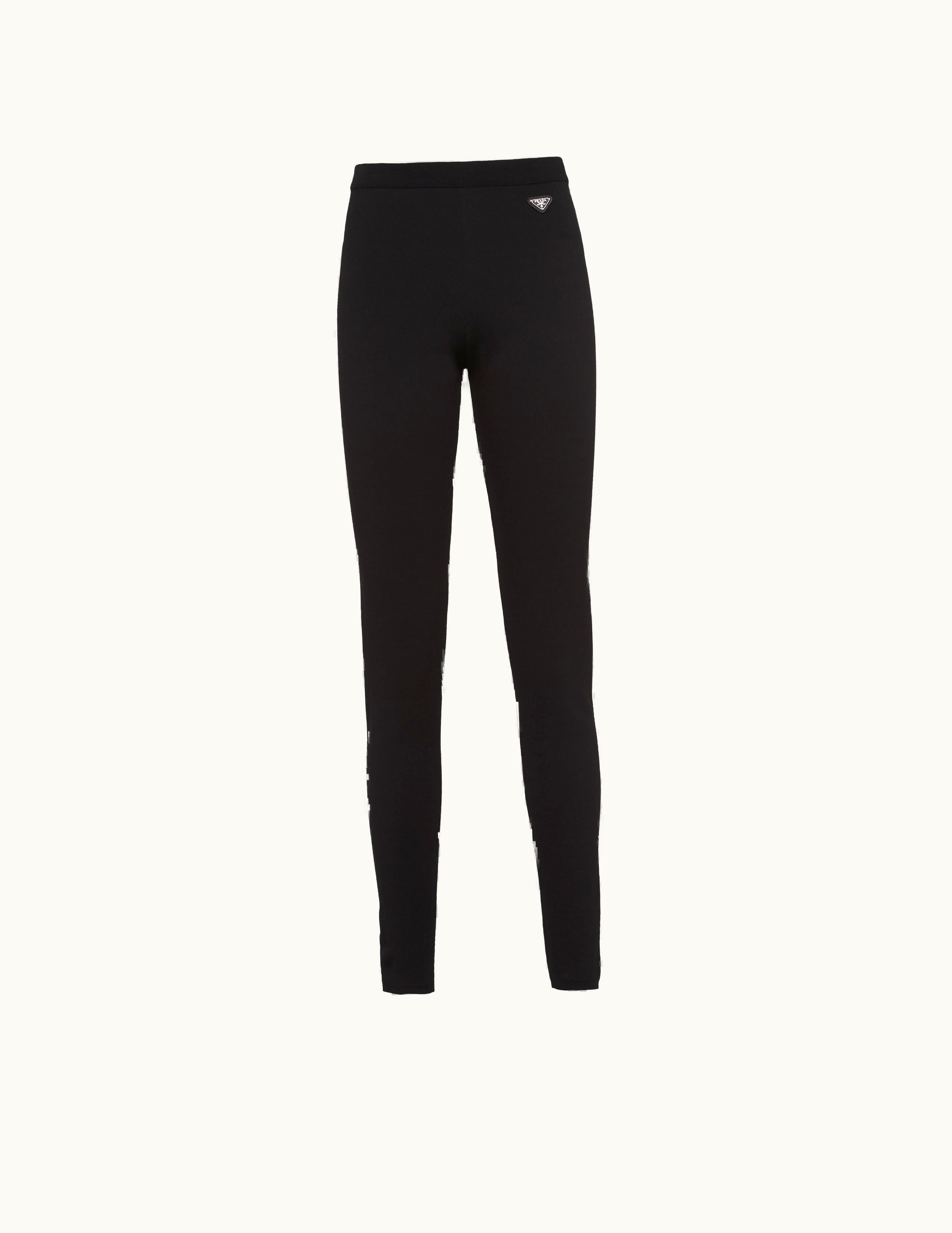 Prada Prada Viscose And Wool Leggings